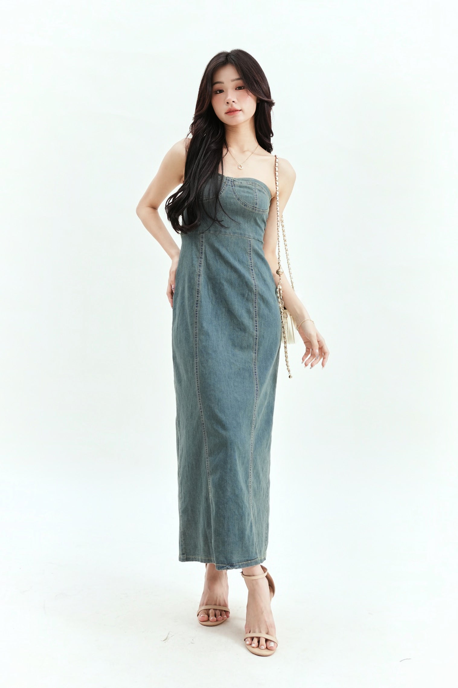 Savannah Denim Dress