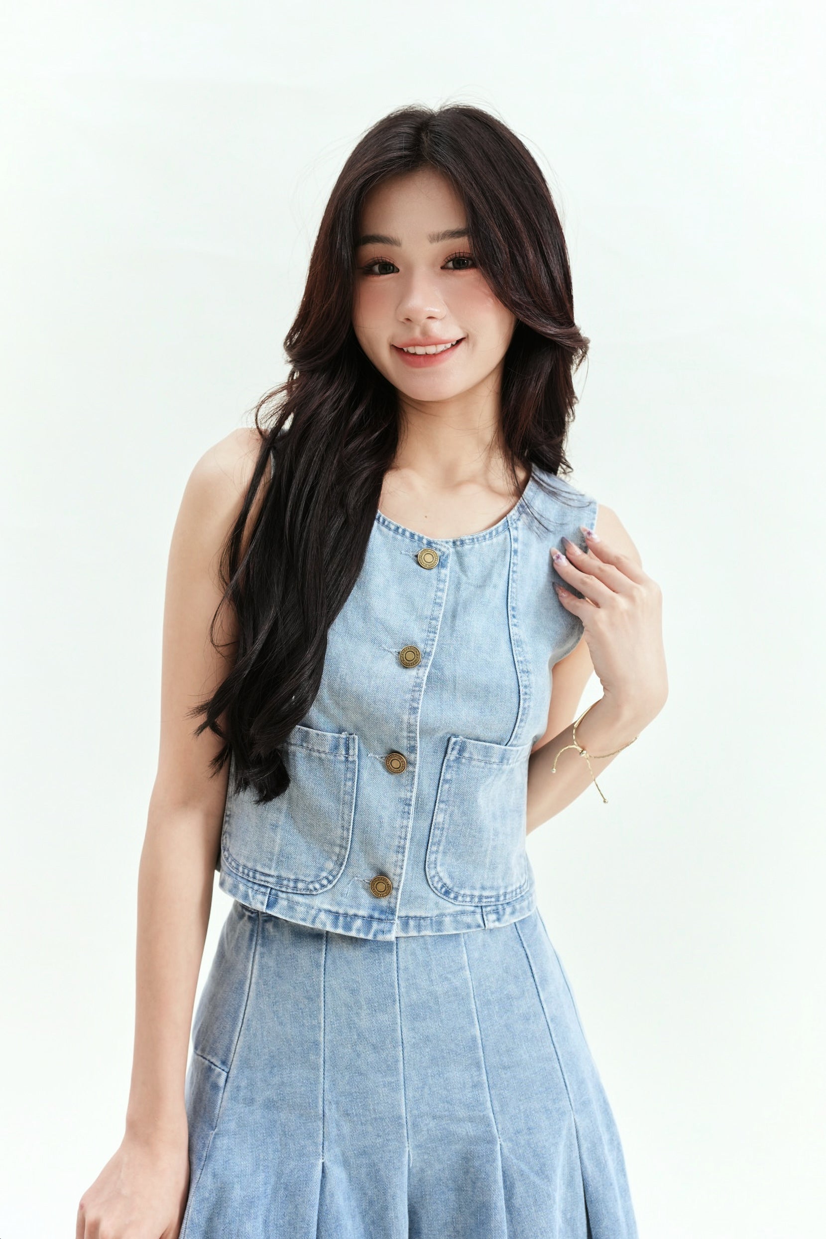 Cheyenne Denim Top