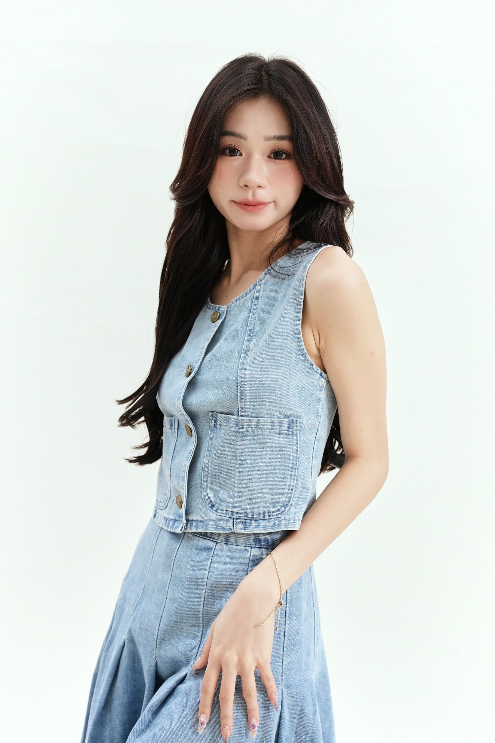 Cheyenne Denim Top