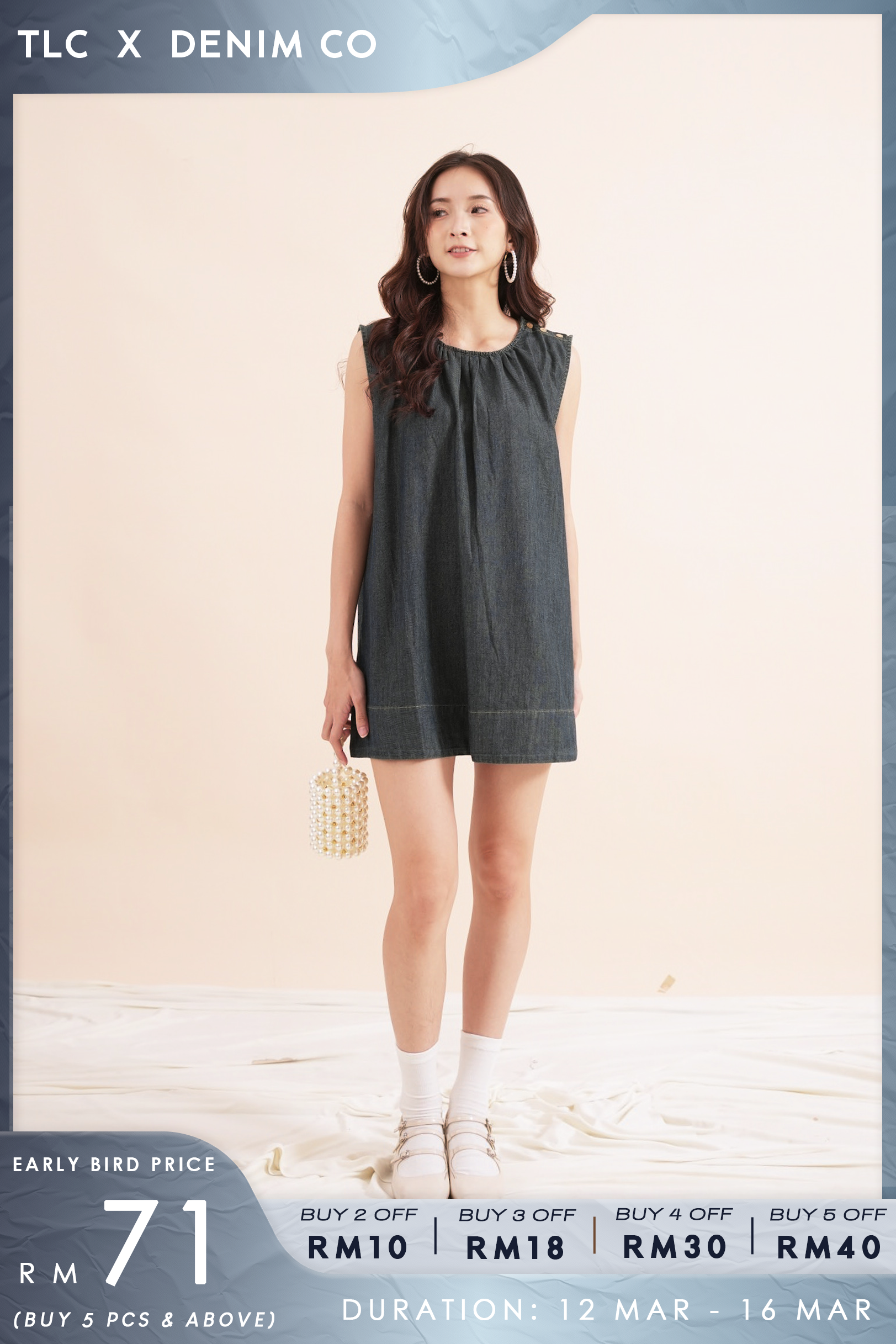 Kitto Denim Dress