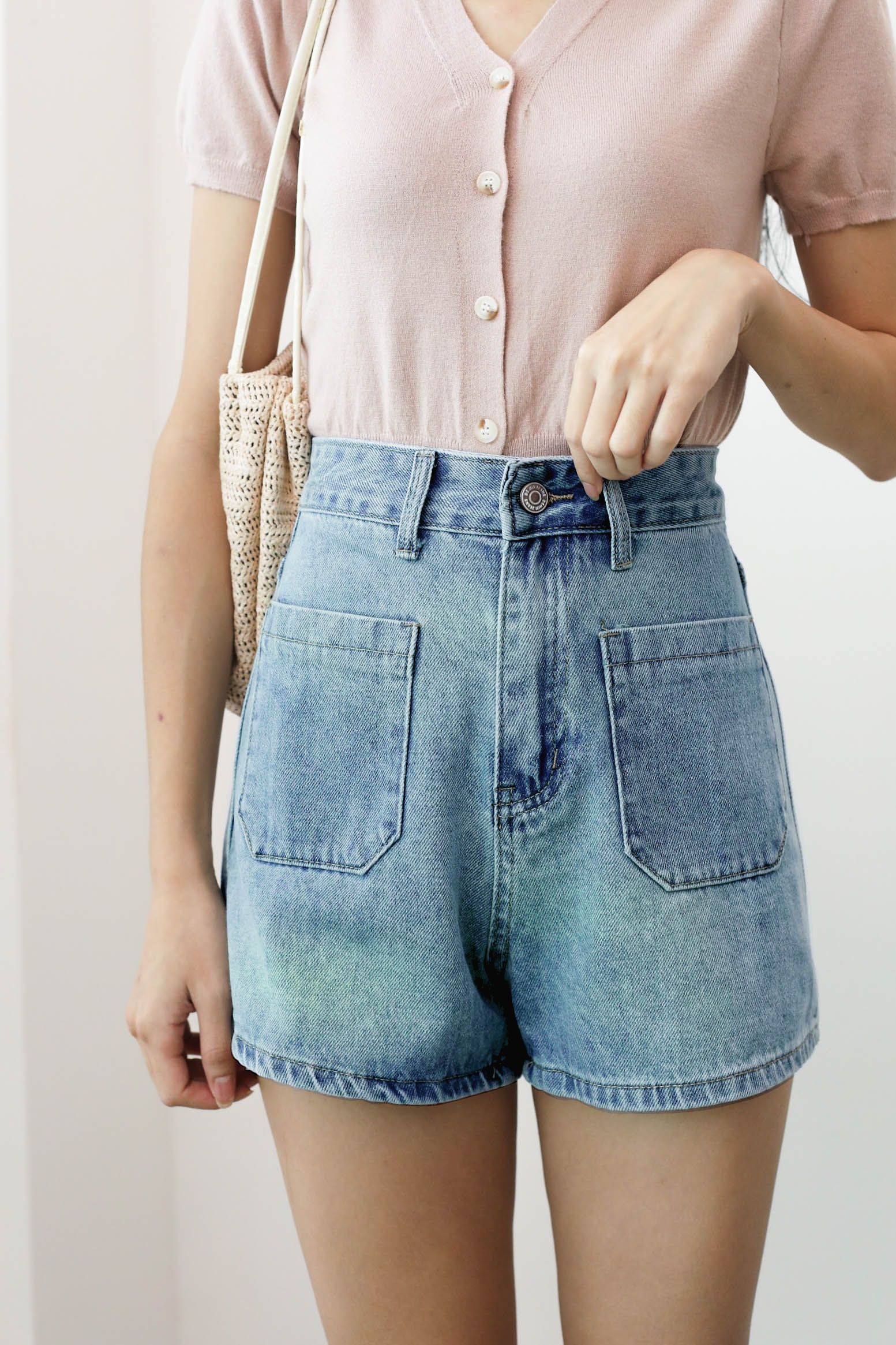 Klein Denim Shorts