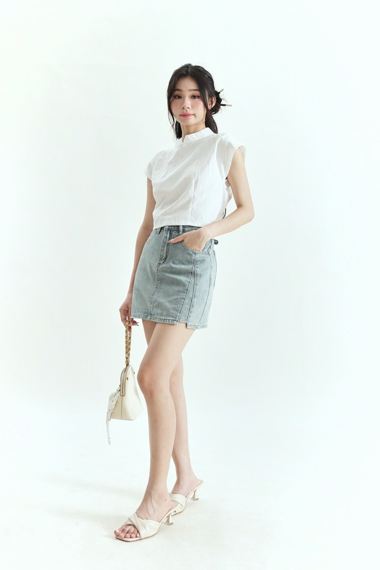 Anara Denim Skirt