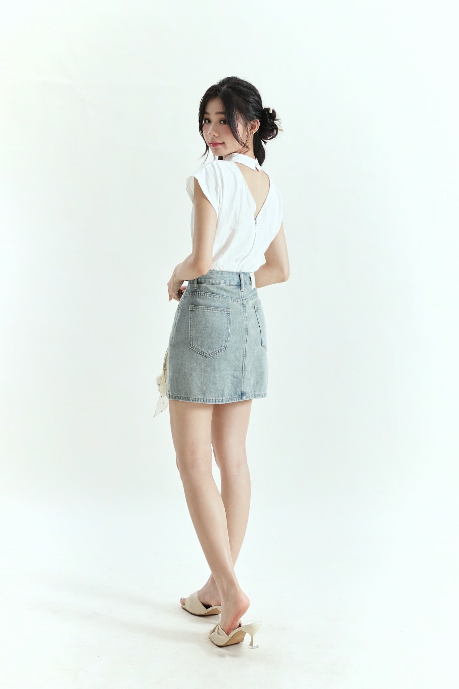 Anara Denim Skirt