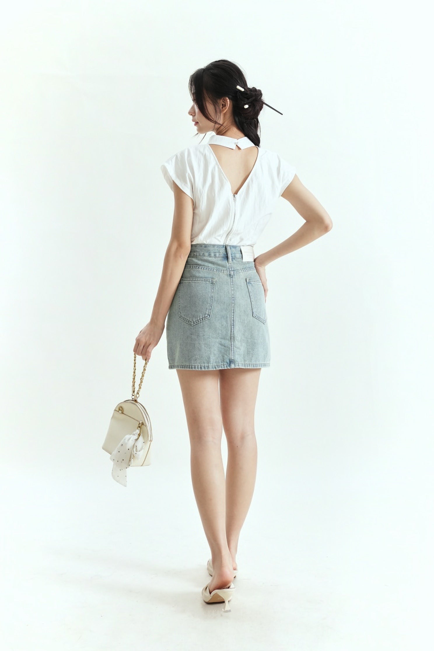 Anara Denim Skirt