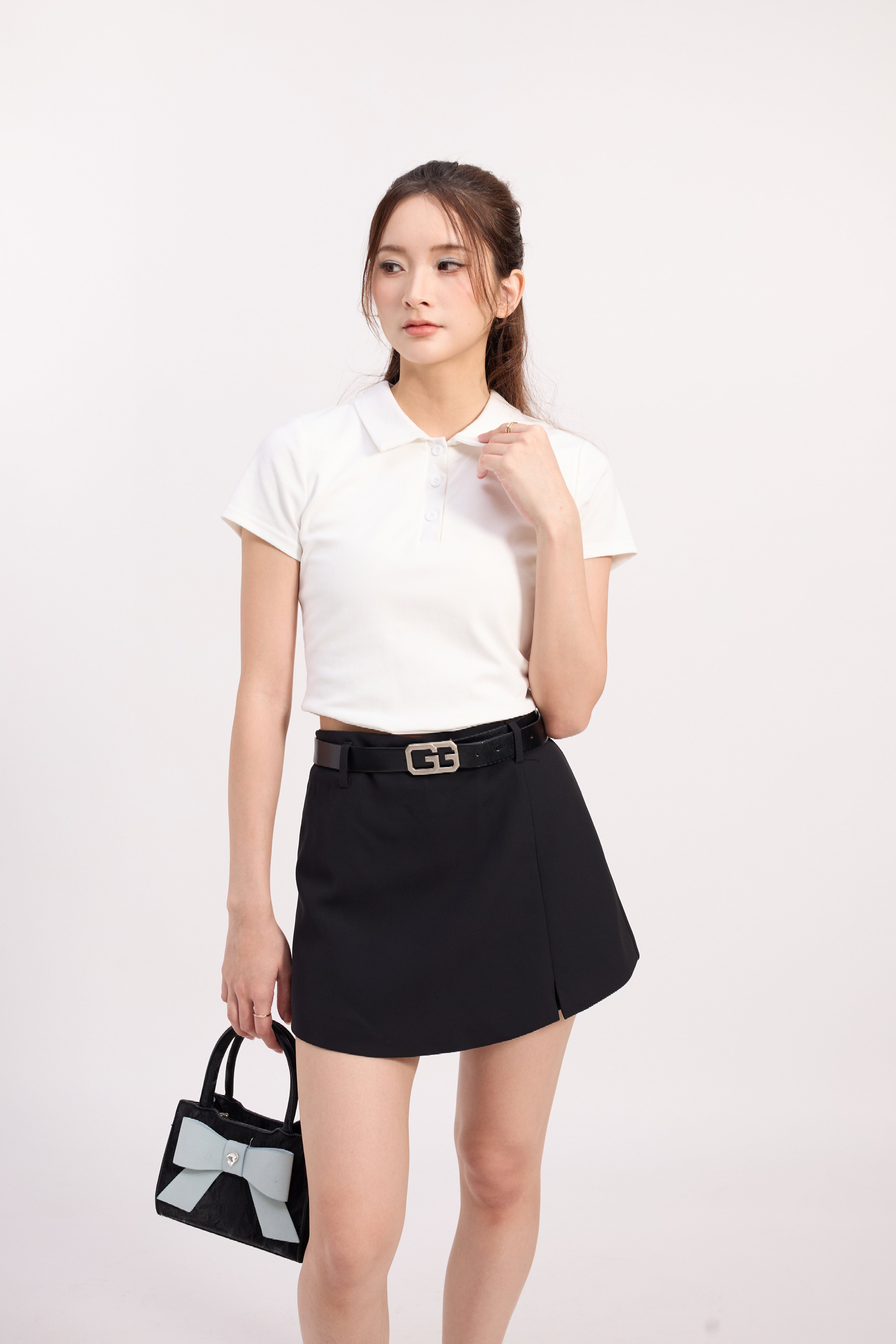 Kora Polo Crop Top