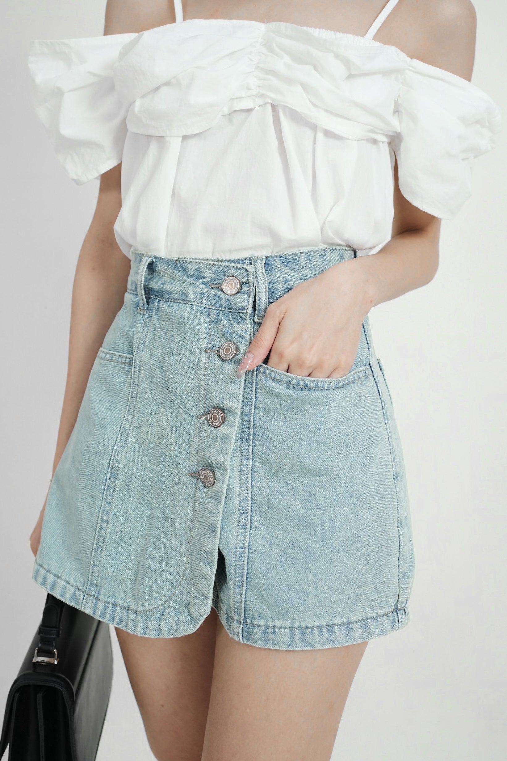 Kushino Denim Skorts