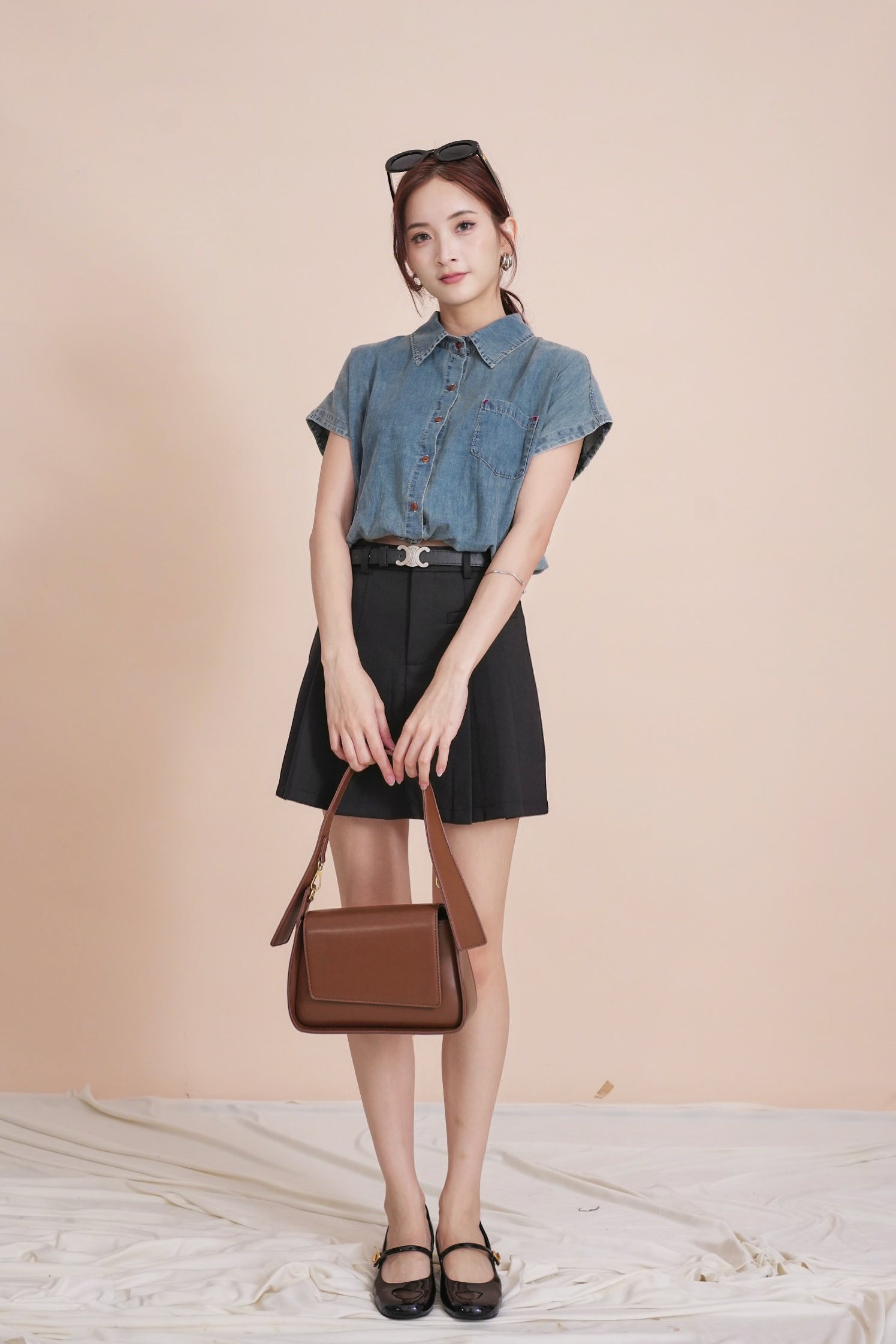 Luga Denim Top