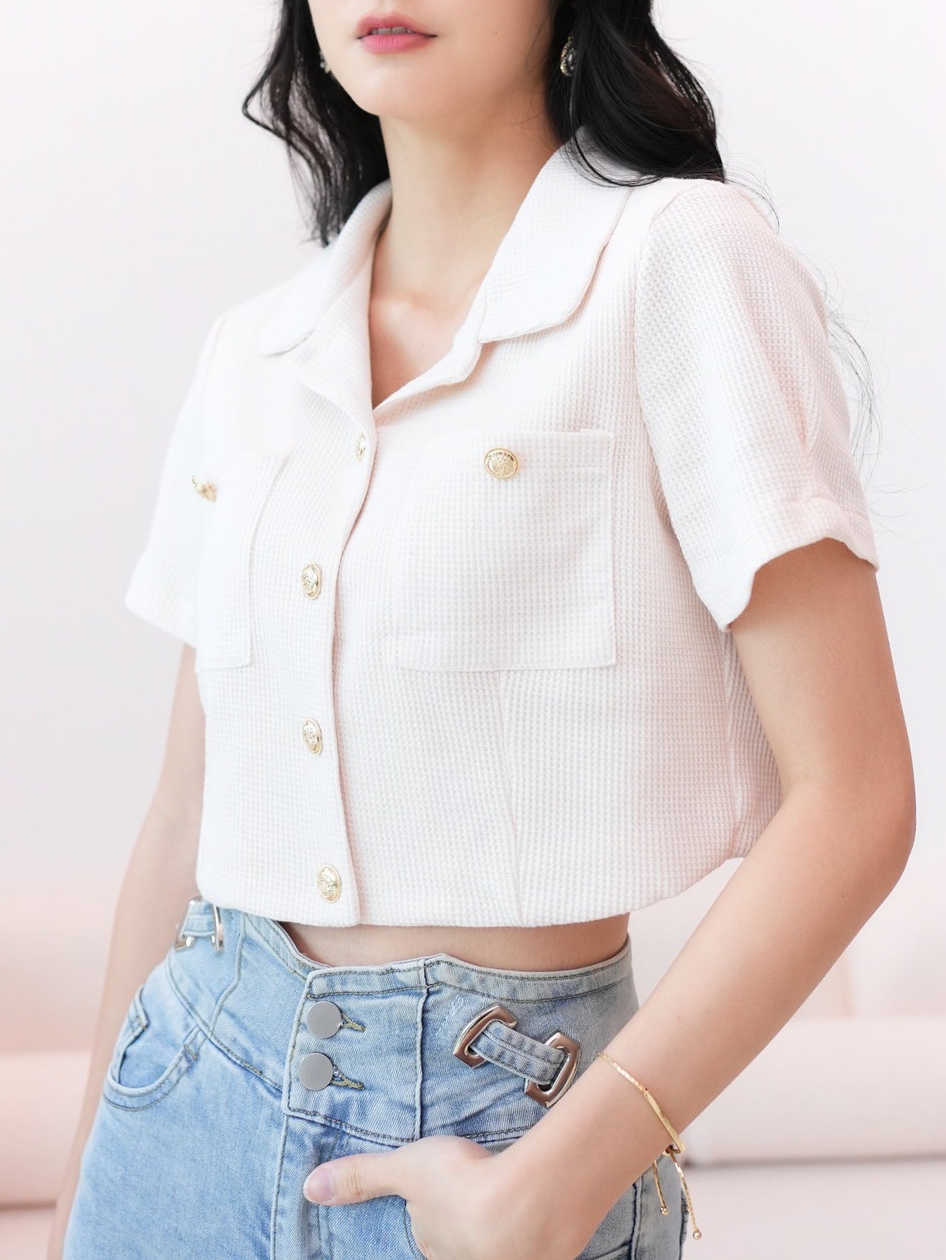 Edna Top - Cream White