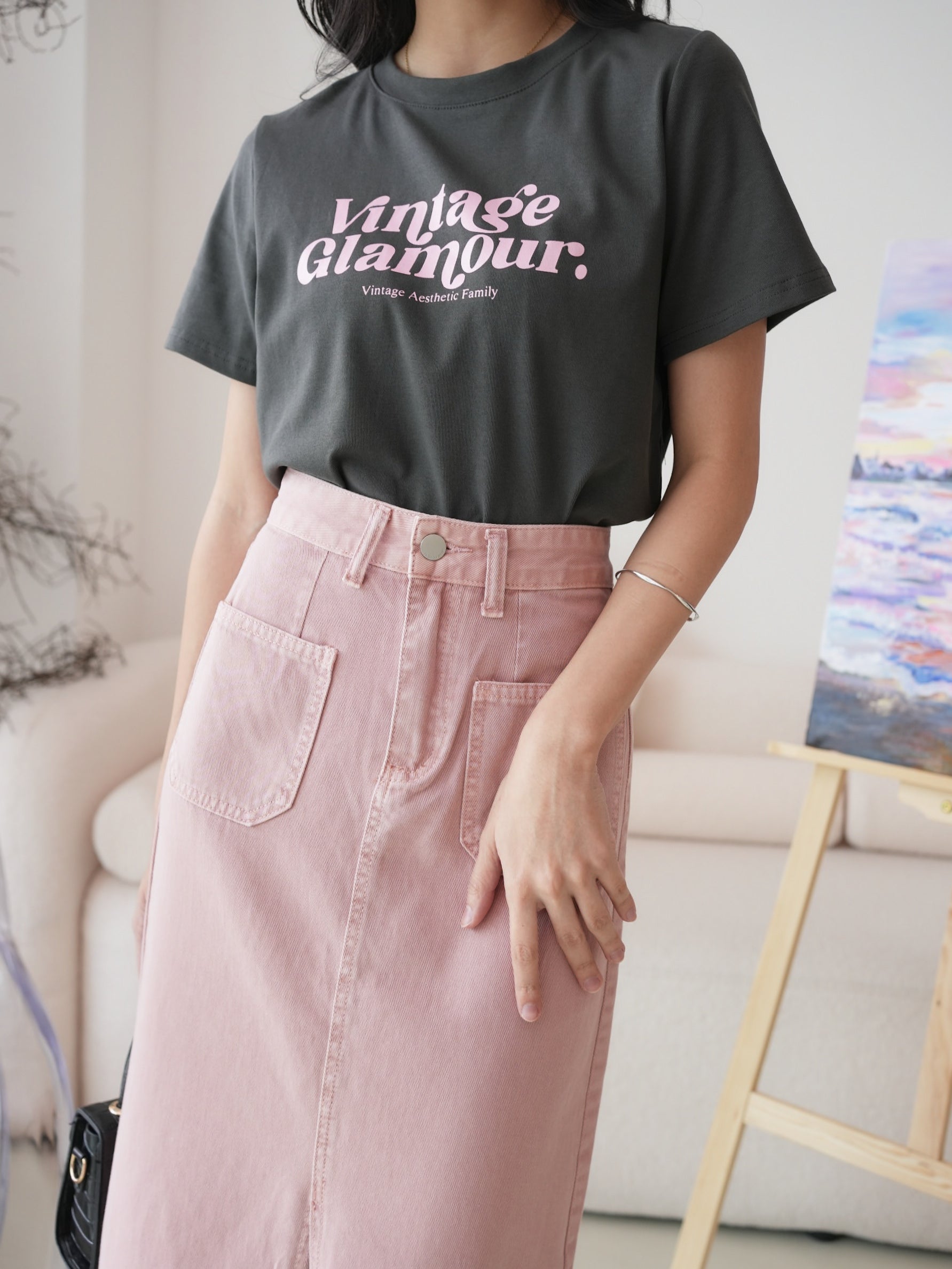 Maggie Denim Skirt