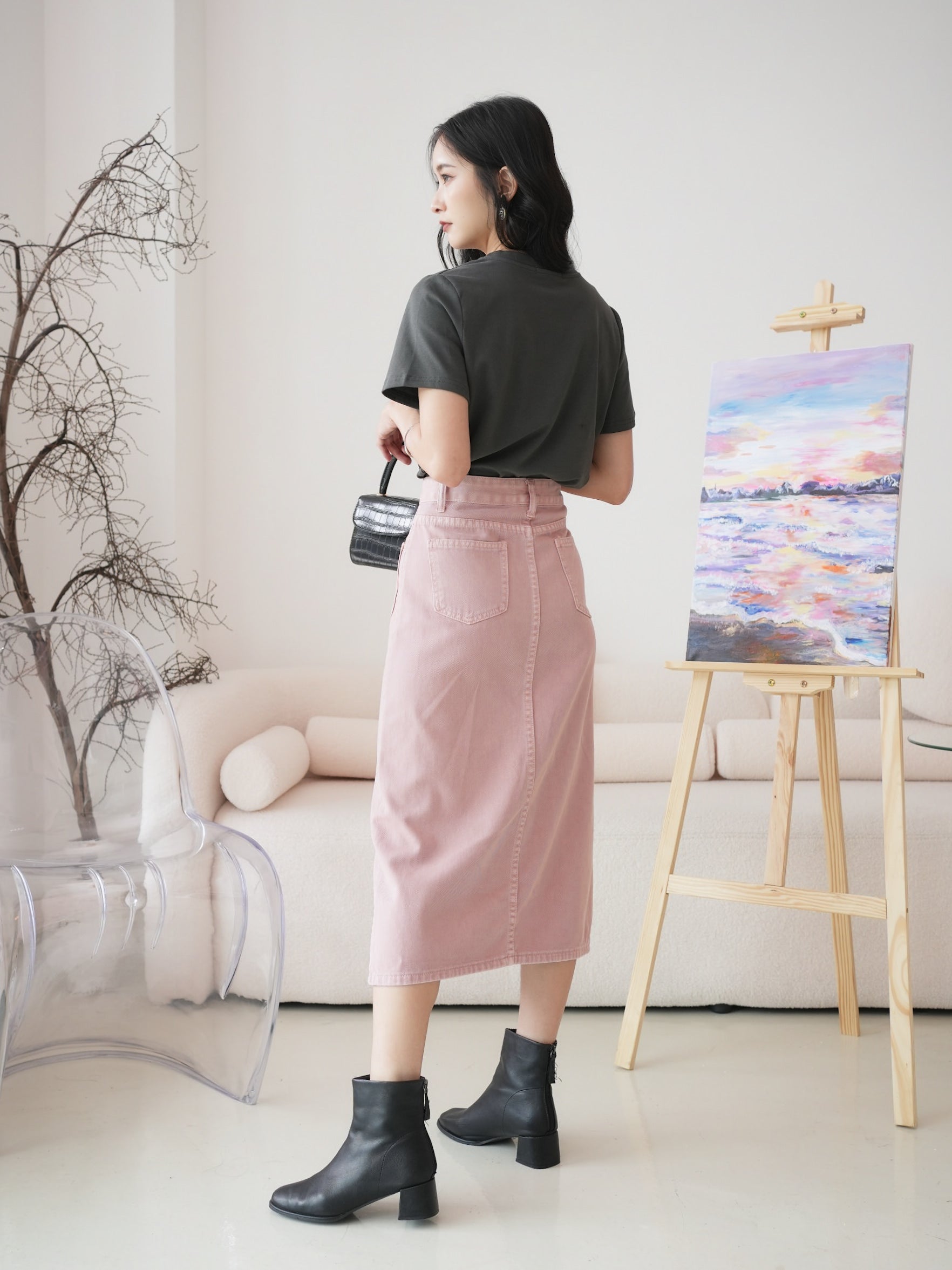 Maggie Denim Skirt