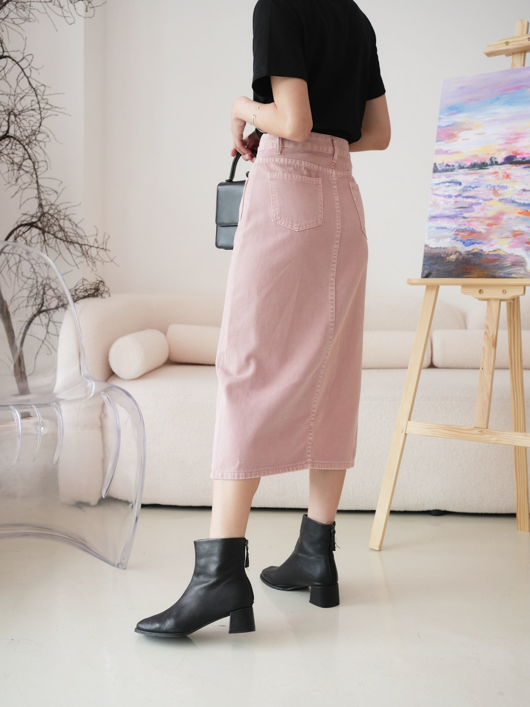 Maggie Denim Skirt