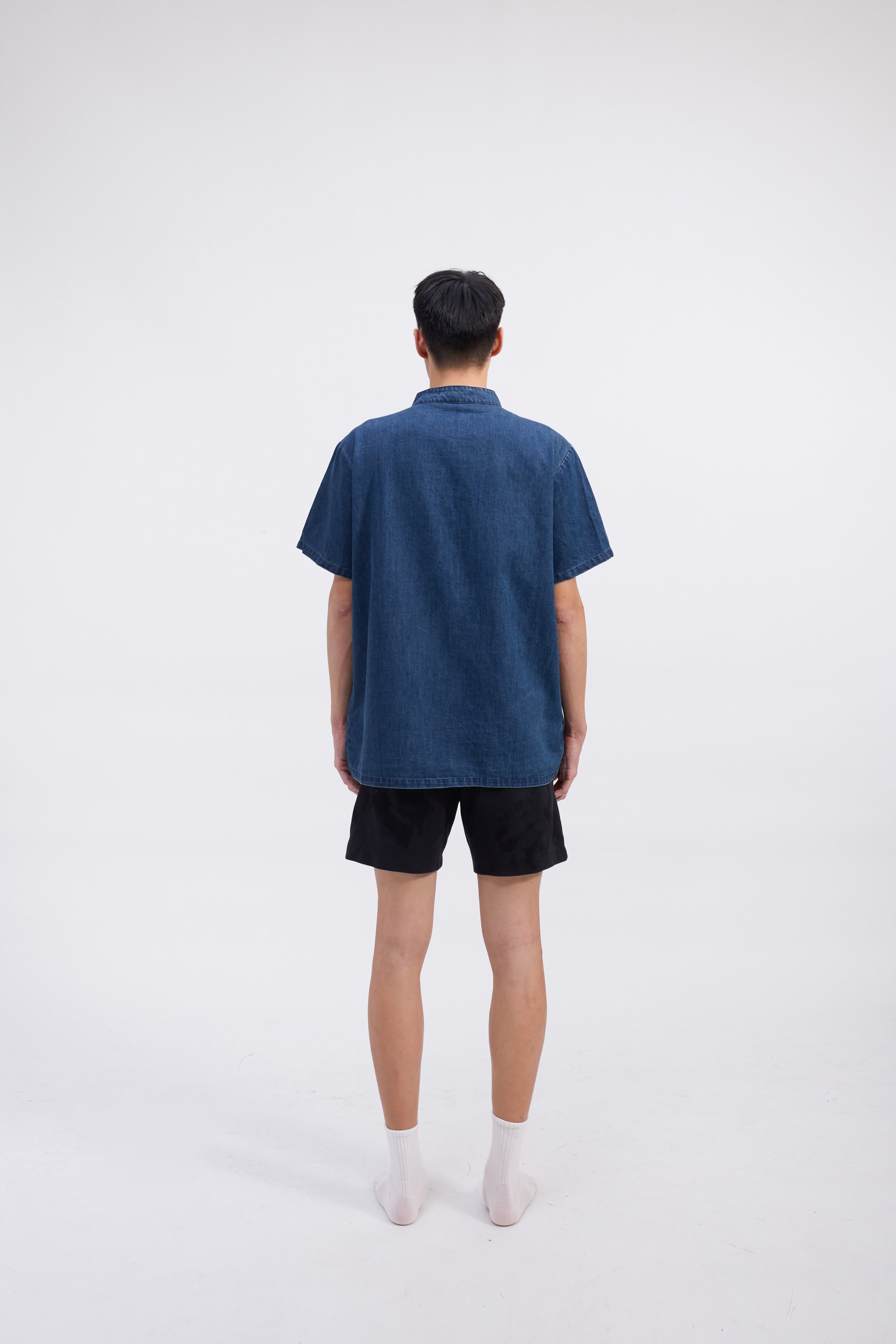 Ronal Denim Cheongsam Shirt