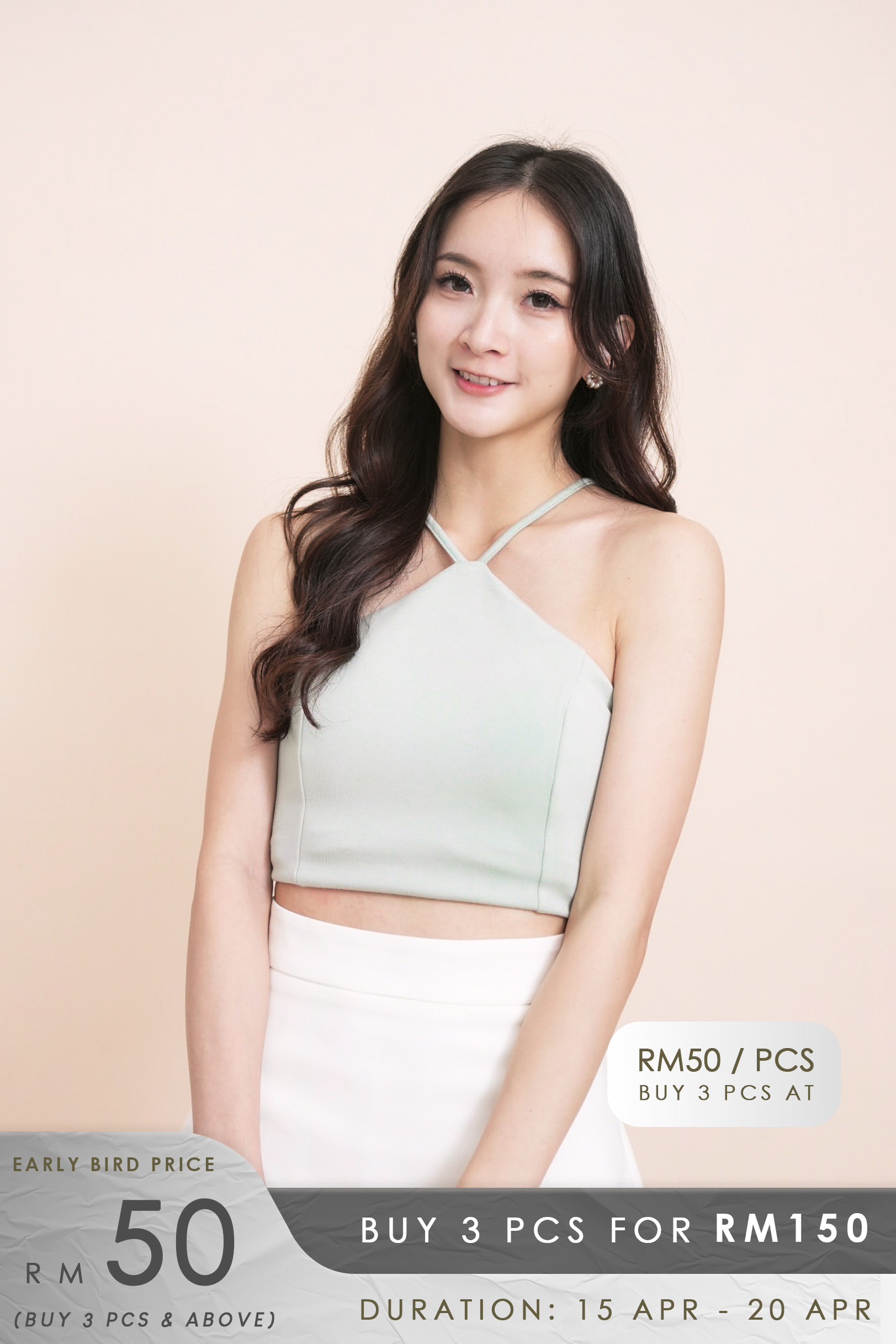 Zoe Halterneck Top