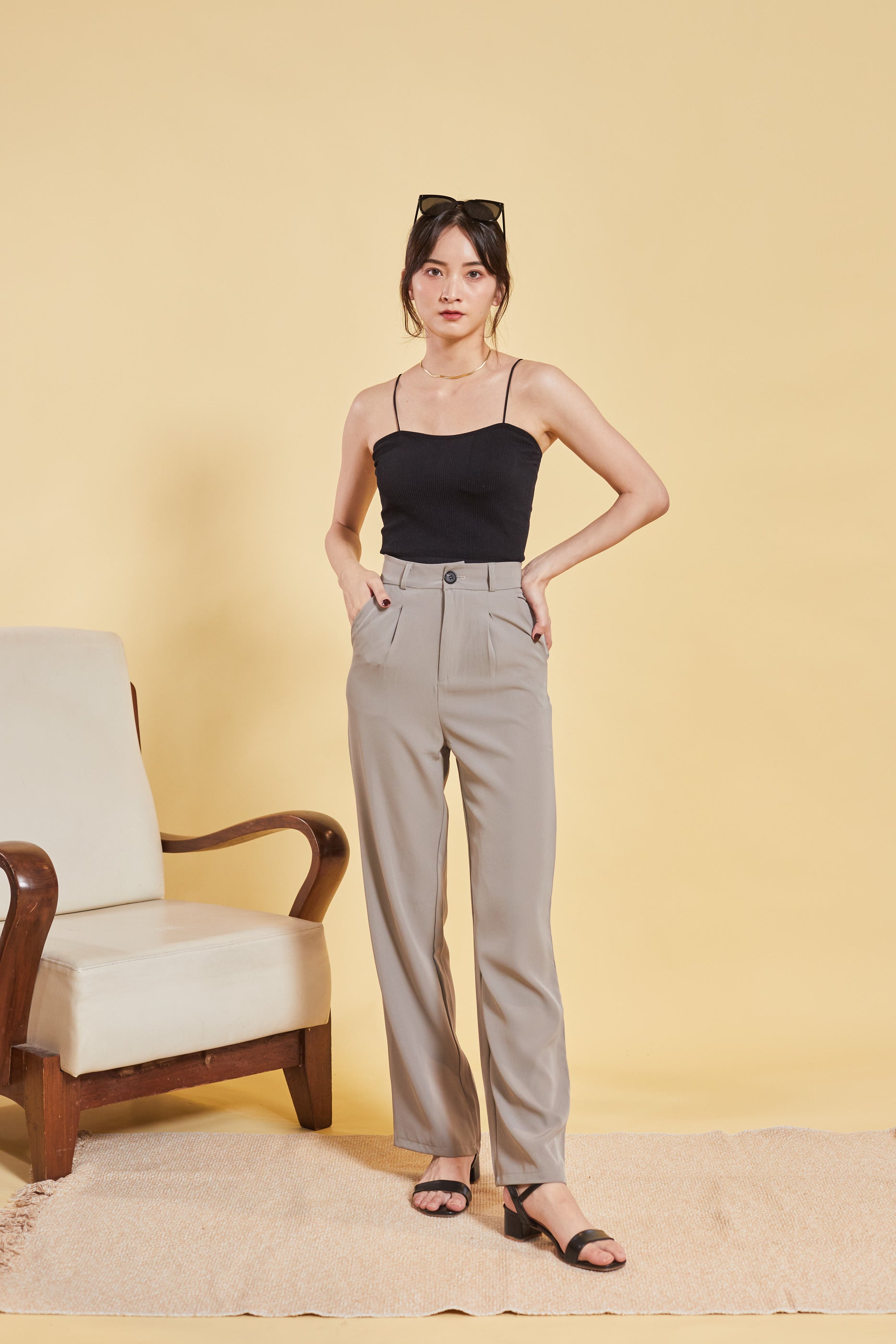 Dora Straight Suit Pants