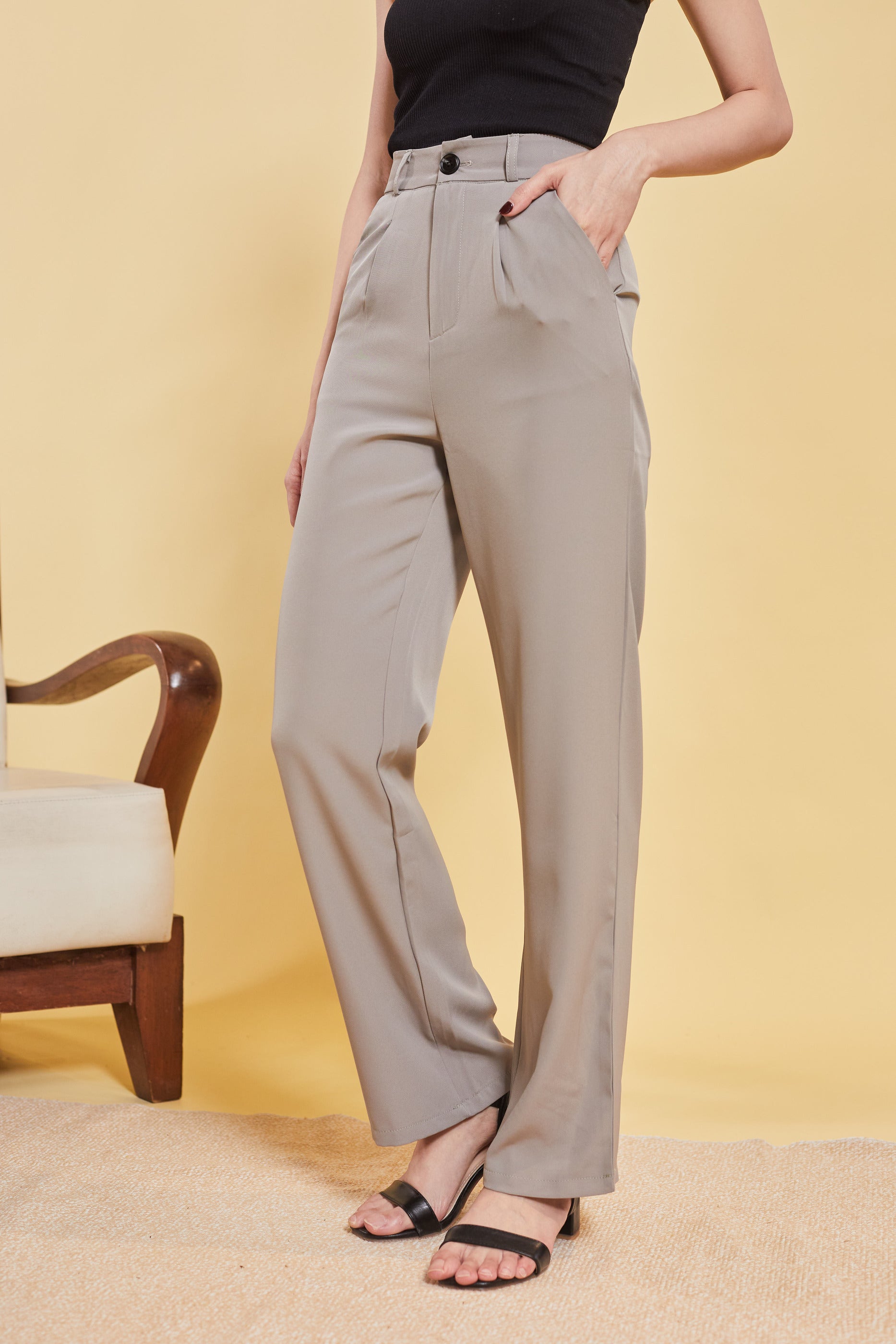 Dora Straight Suit Pants