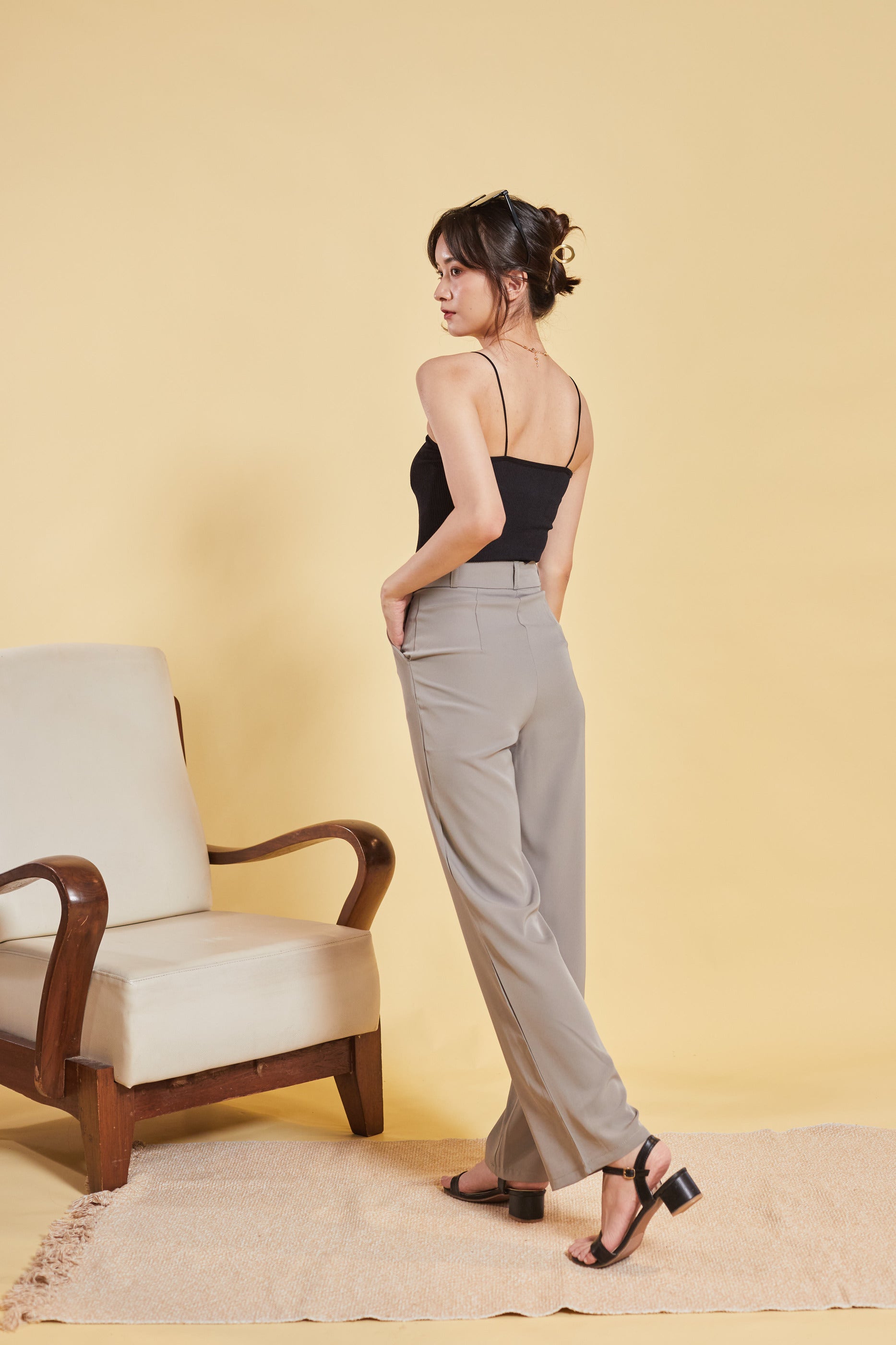 Dora Straight Suit Pants