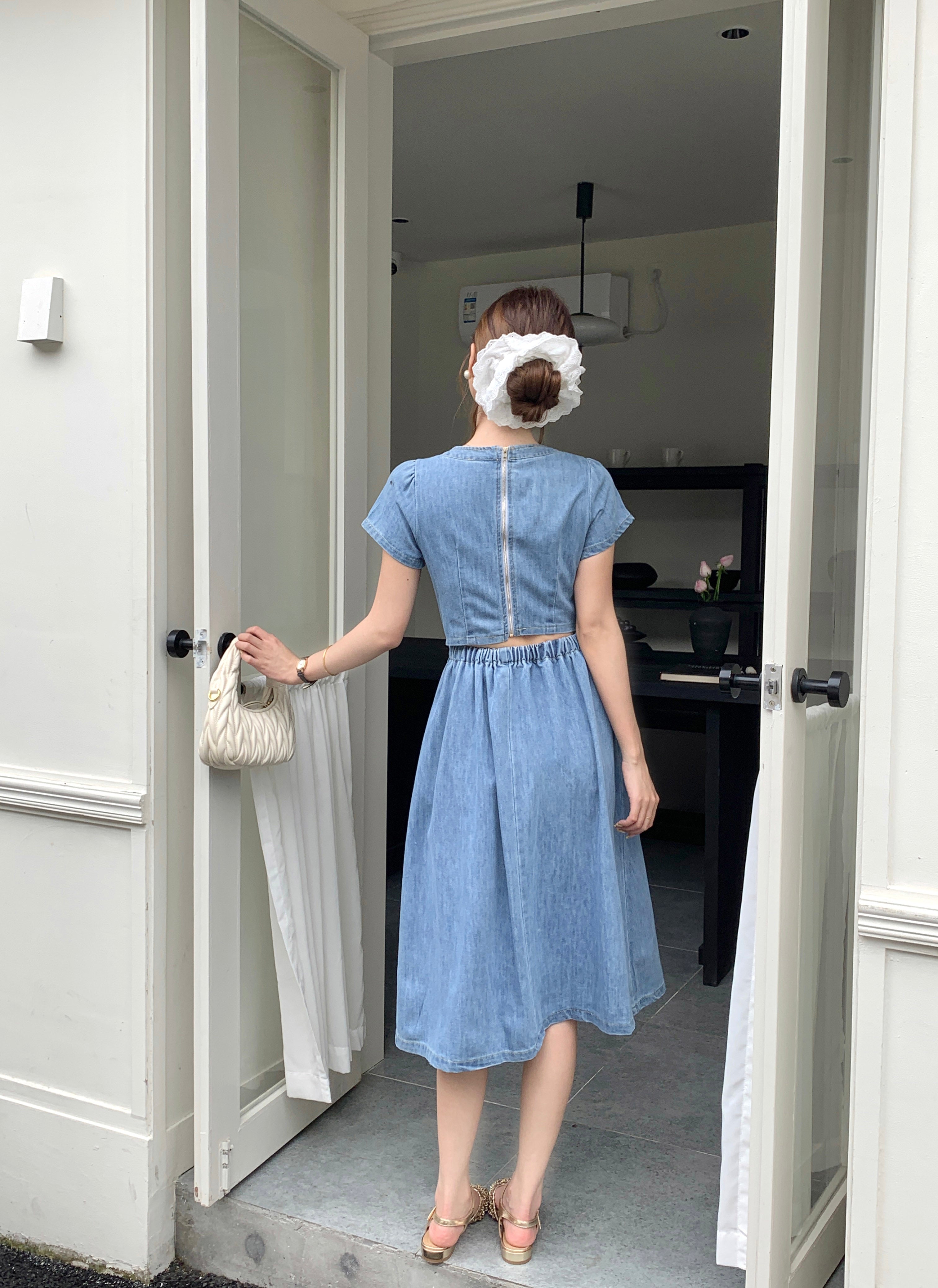 Sigewinne Denim Dress (Defect)
