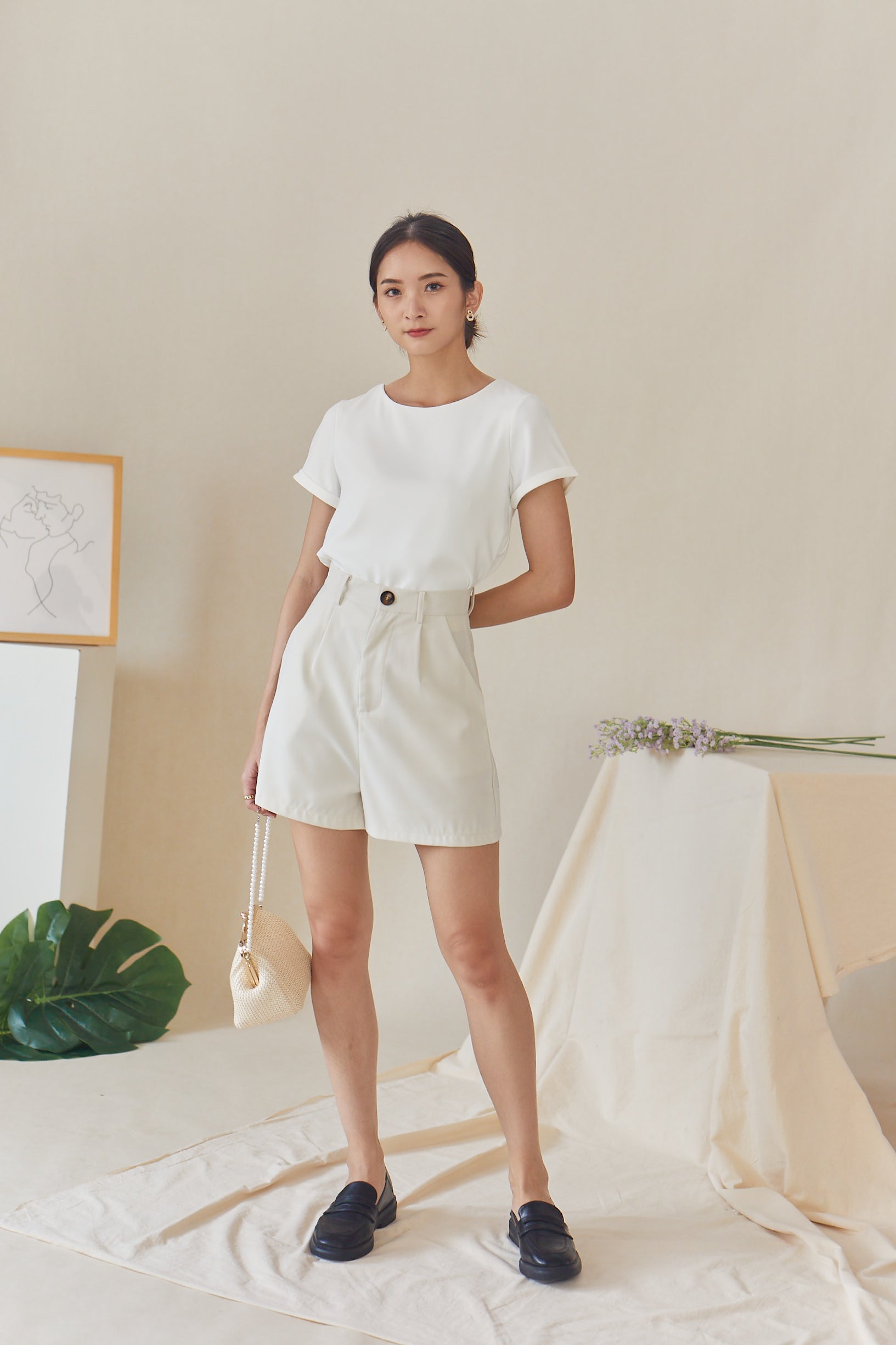 Gabriella Top - Cream White