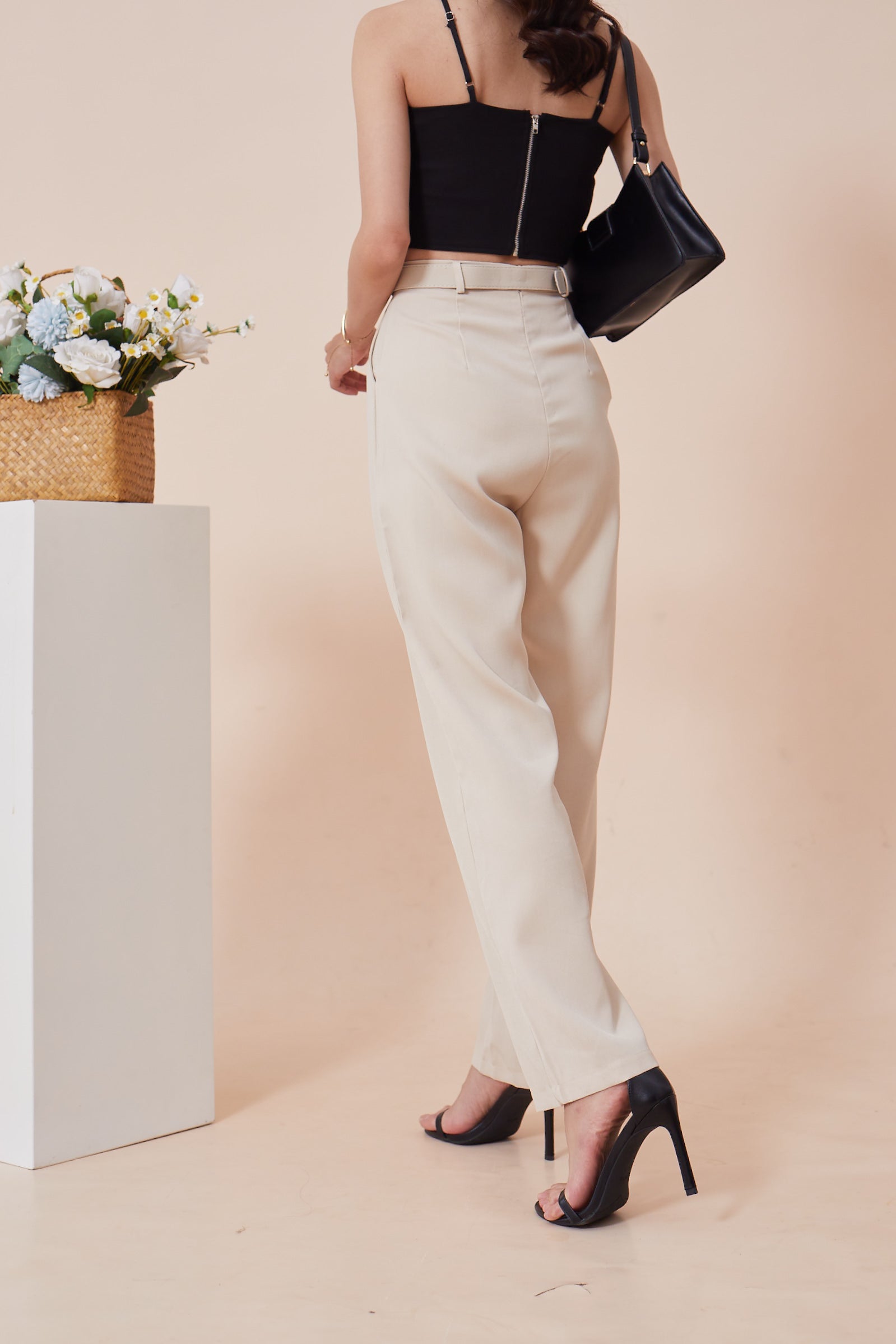 Elle Pants - Beige (7769449365655)