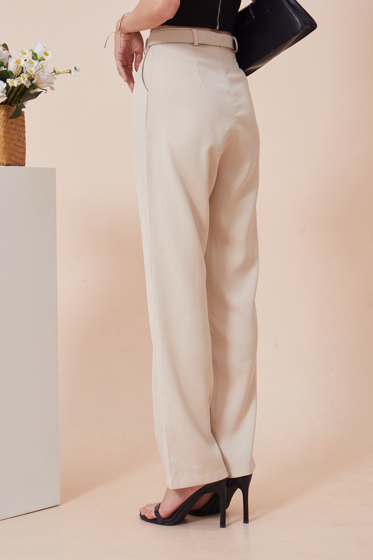 Elle Pants - Beige (7769449365655)