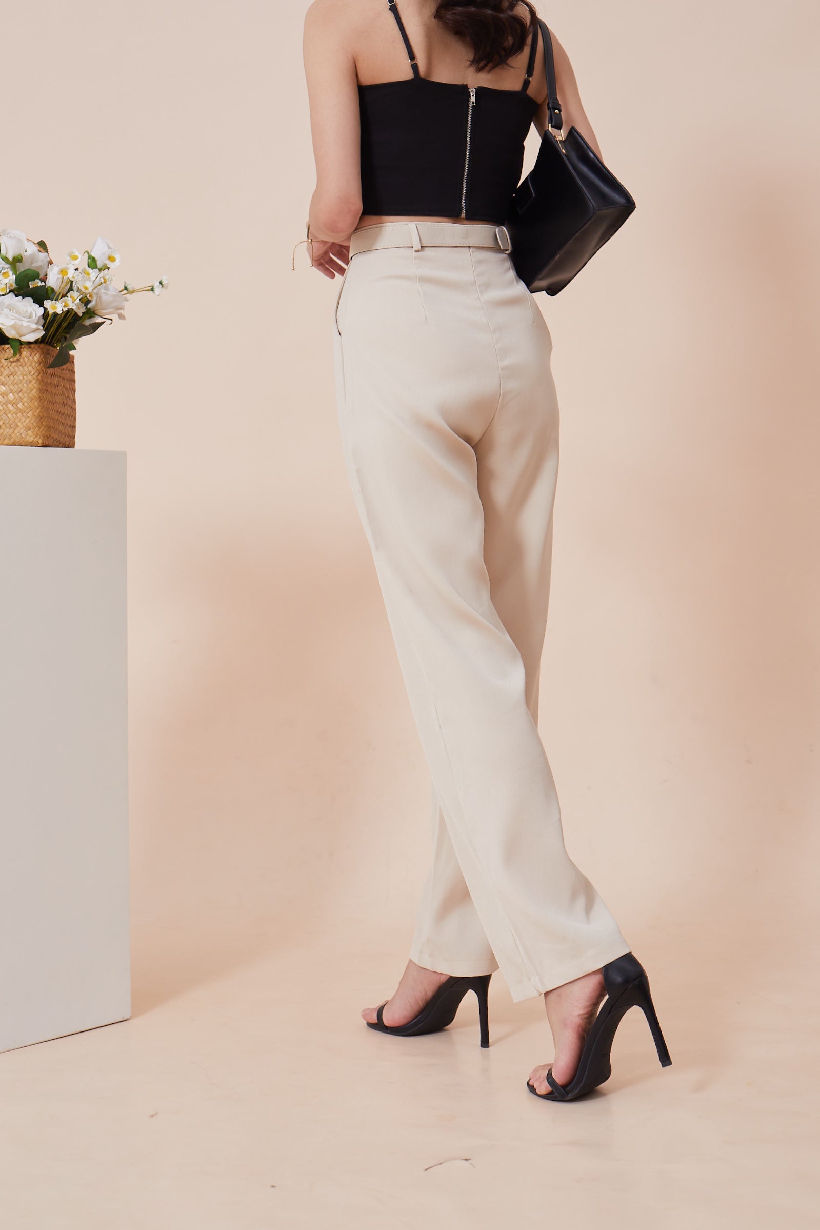 Elle Pants - Beige (7769449365655)