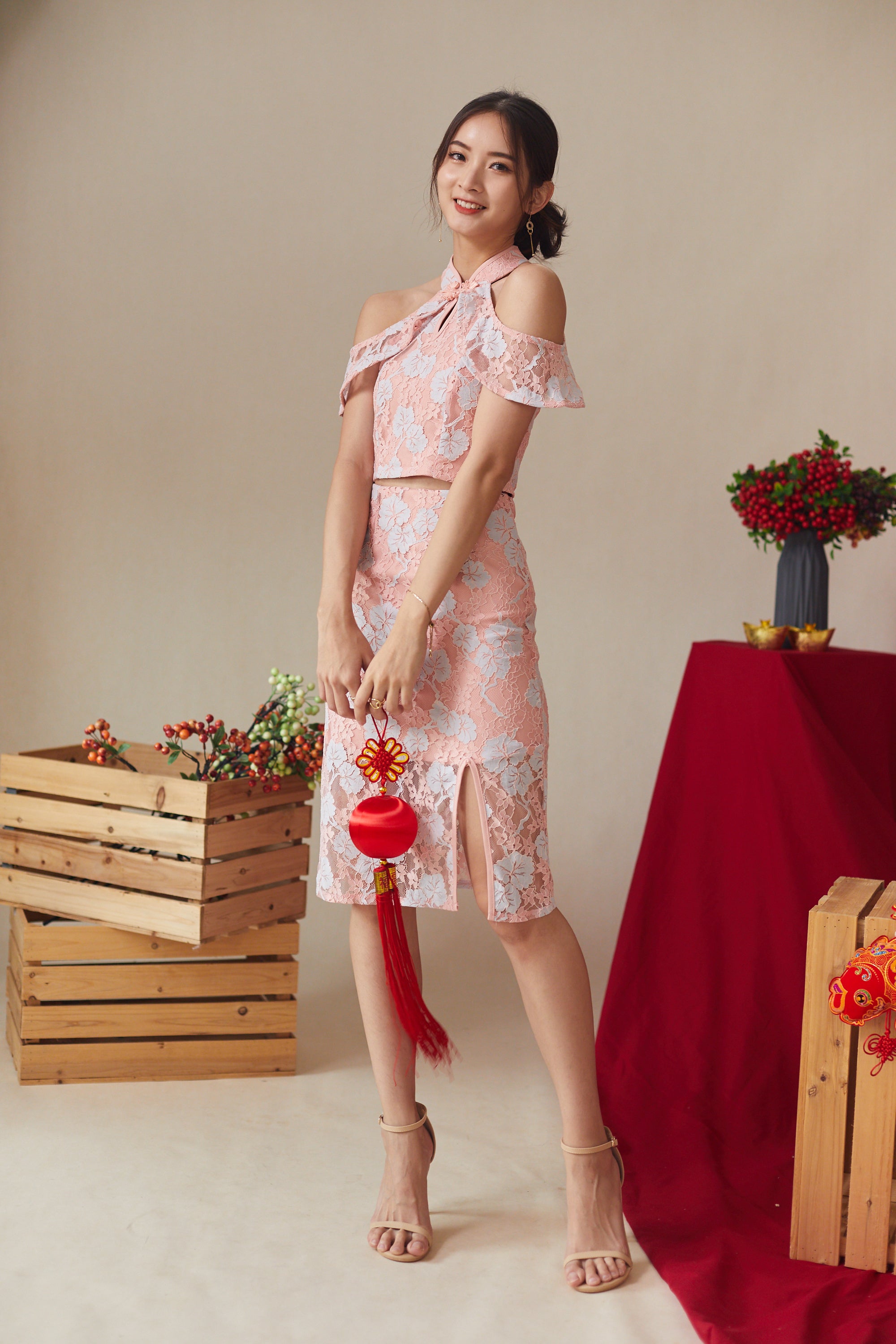 Ruby Cheongsam Skirt