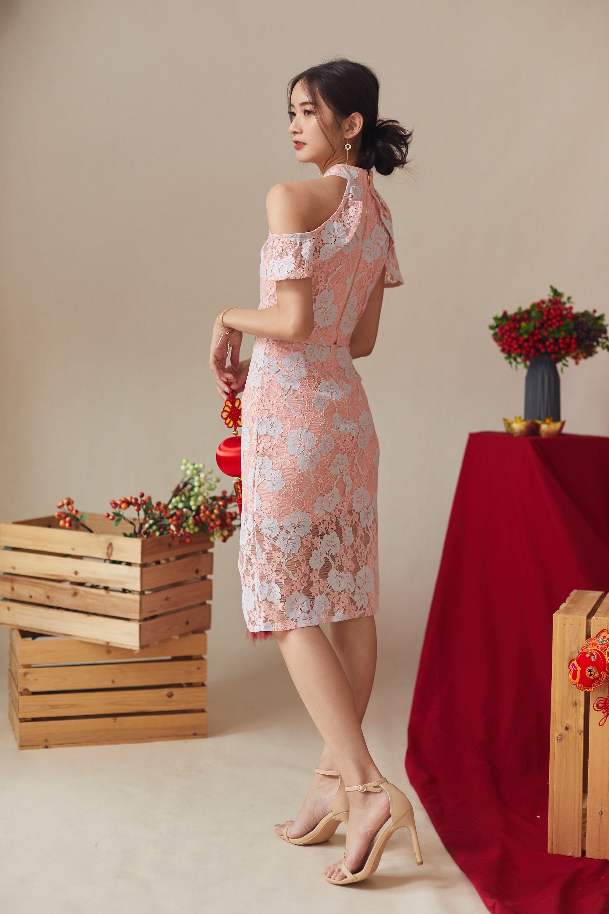 Ruby Cheongsam Top