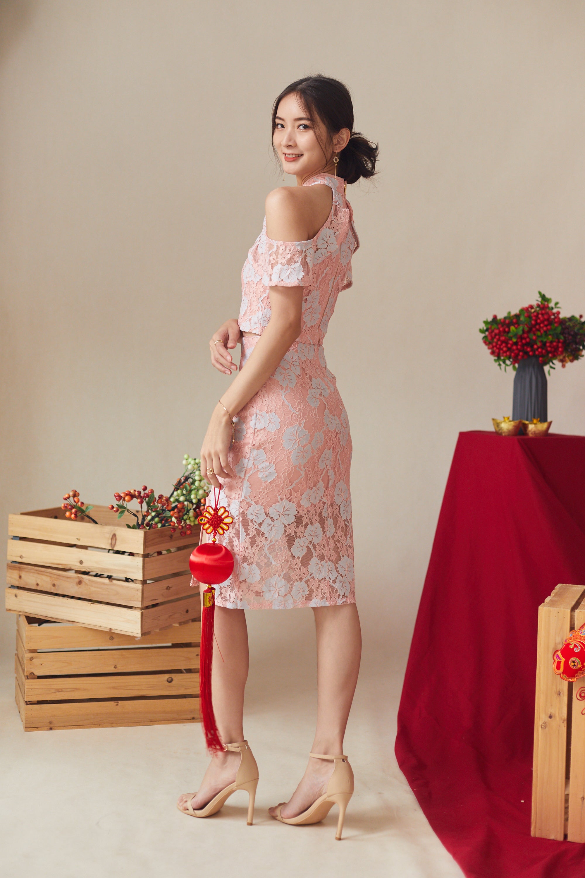 Ruby Cheongsam Top