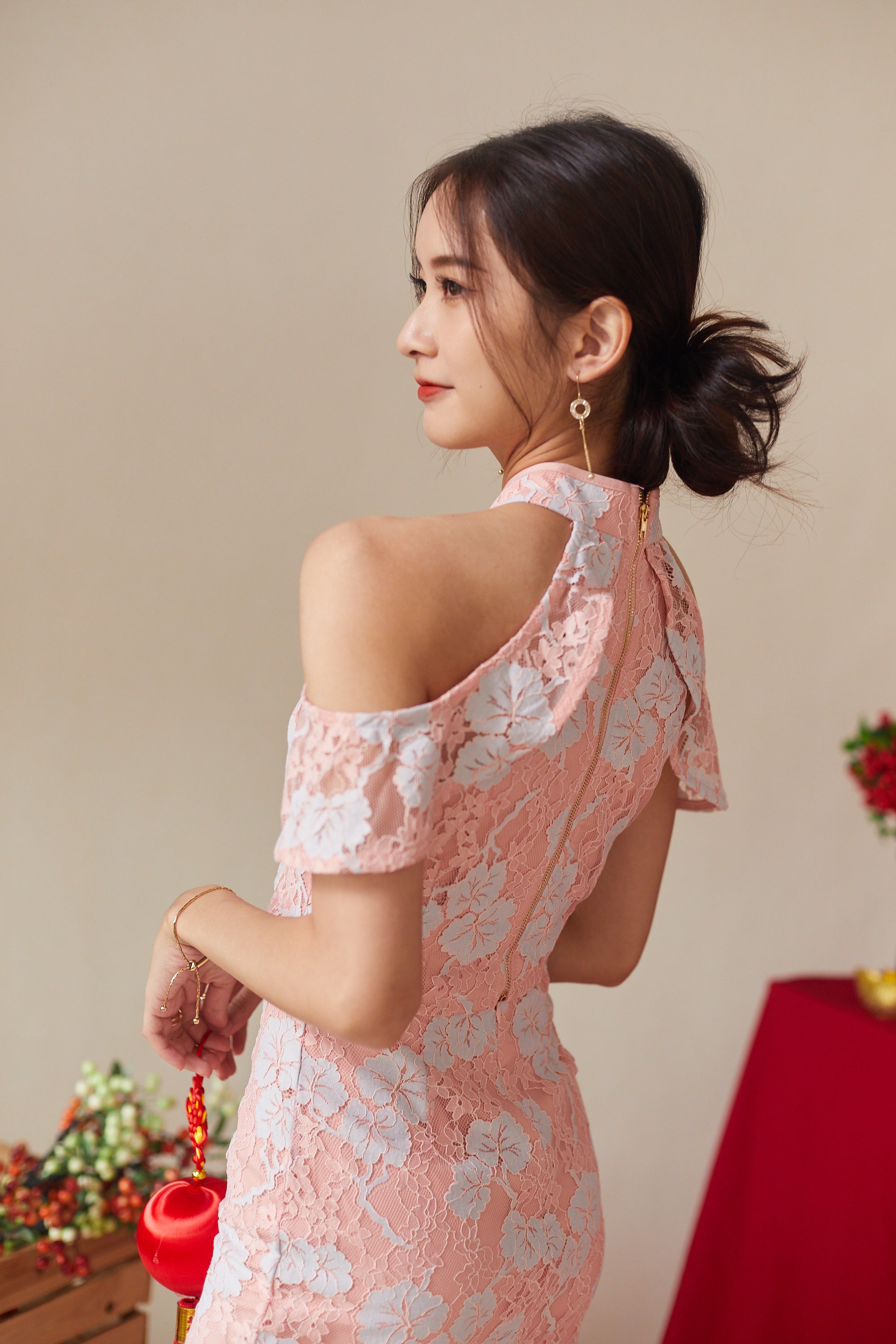 Ruby Cheongsam Top