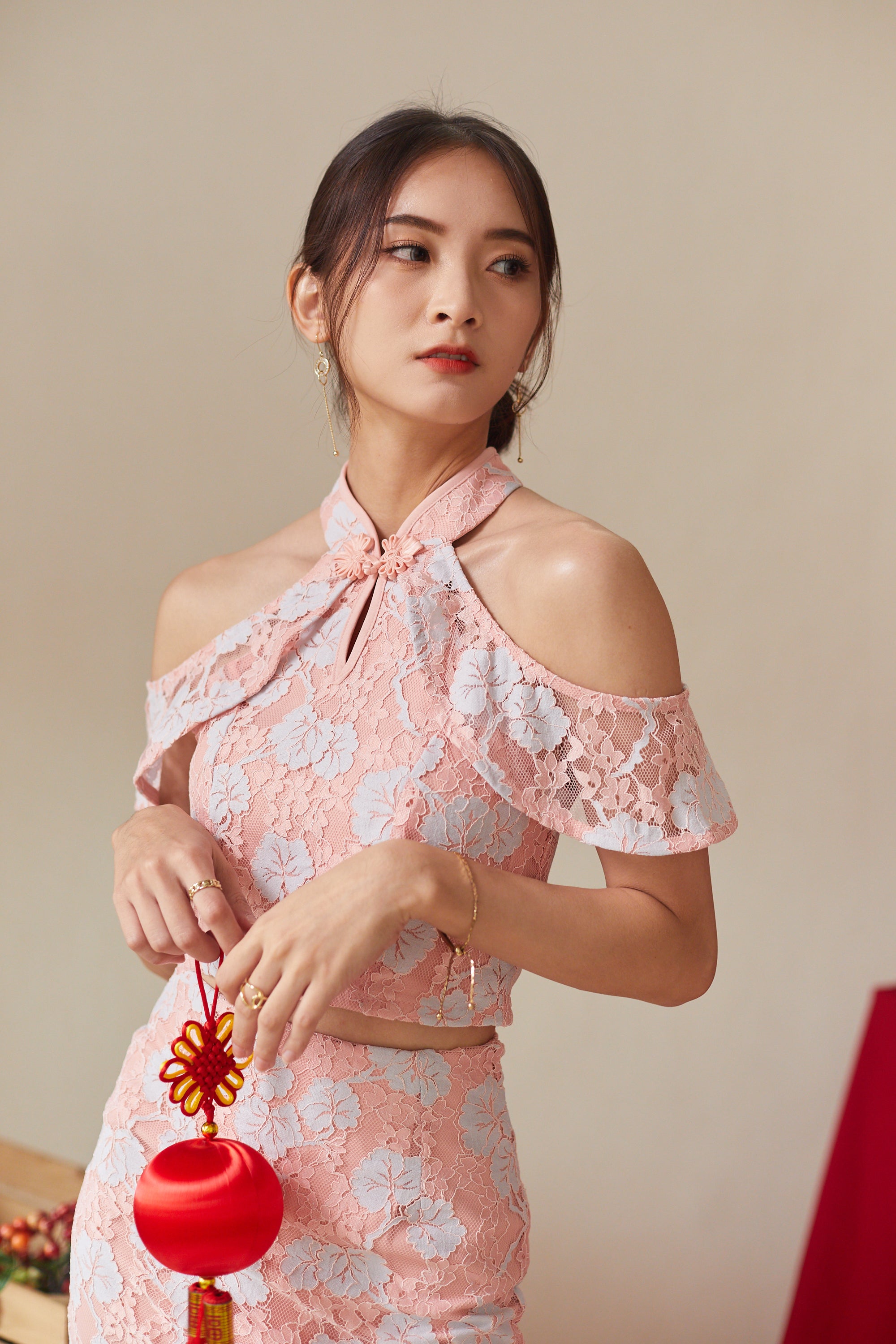 Ruby Cheongsam Top