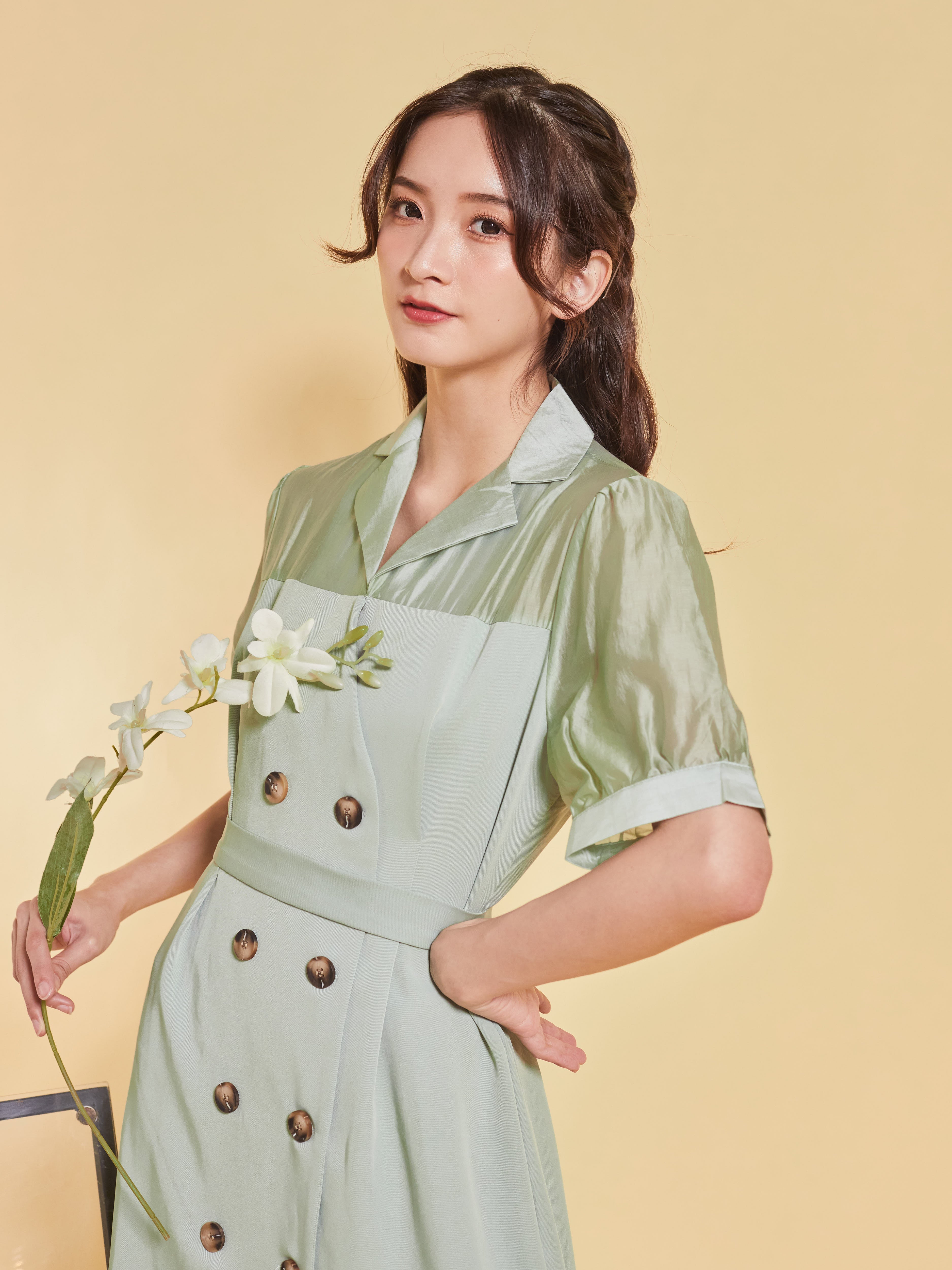 Olivia Dress-MInt Green (7313427792023)