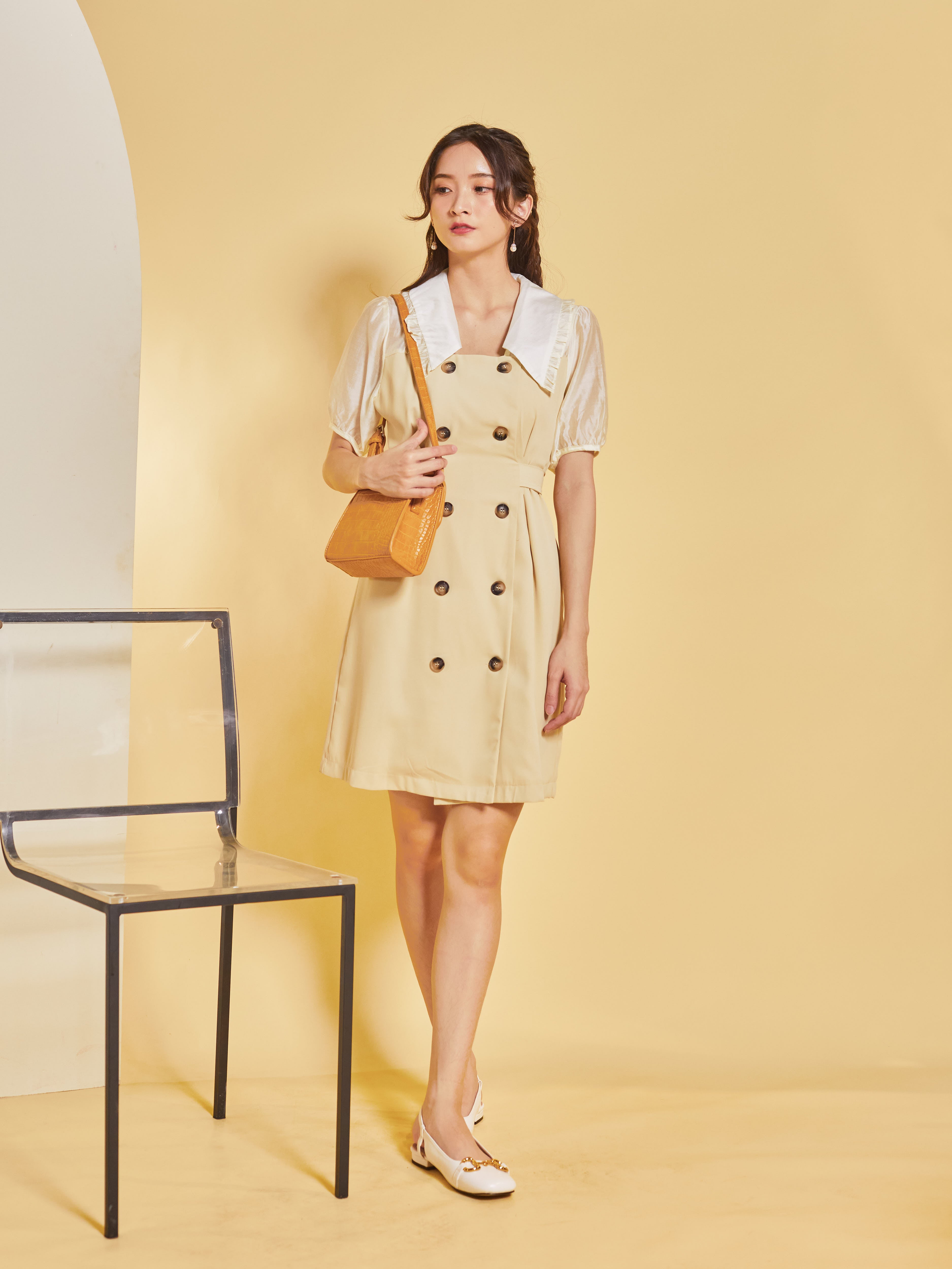 Mina Dress-Beige (7313413898391)