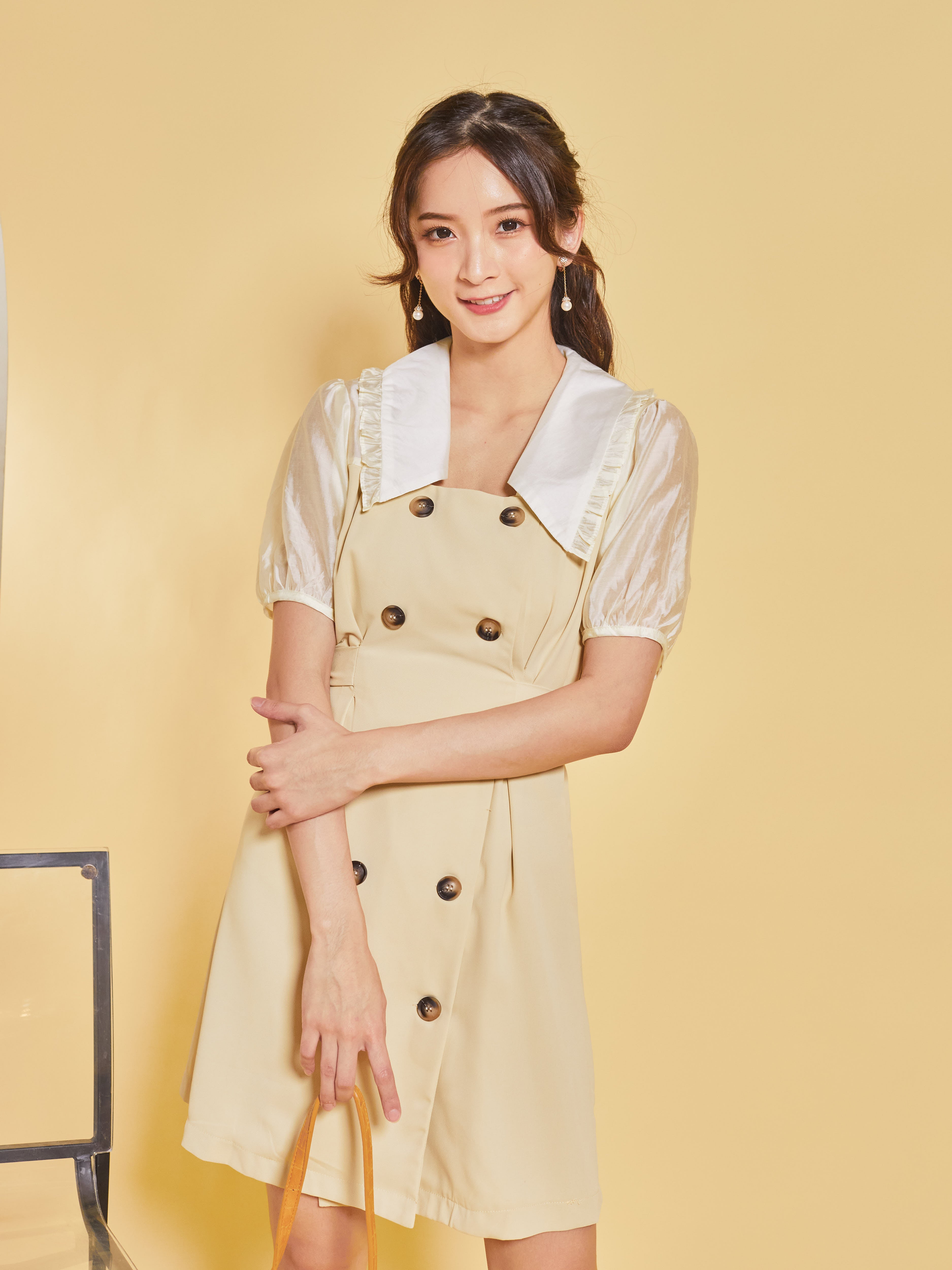 Mina Dress-Beige (7313413898391)