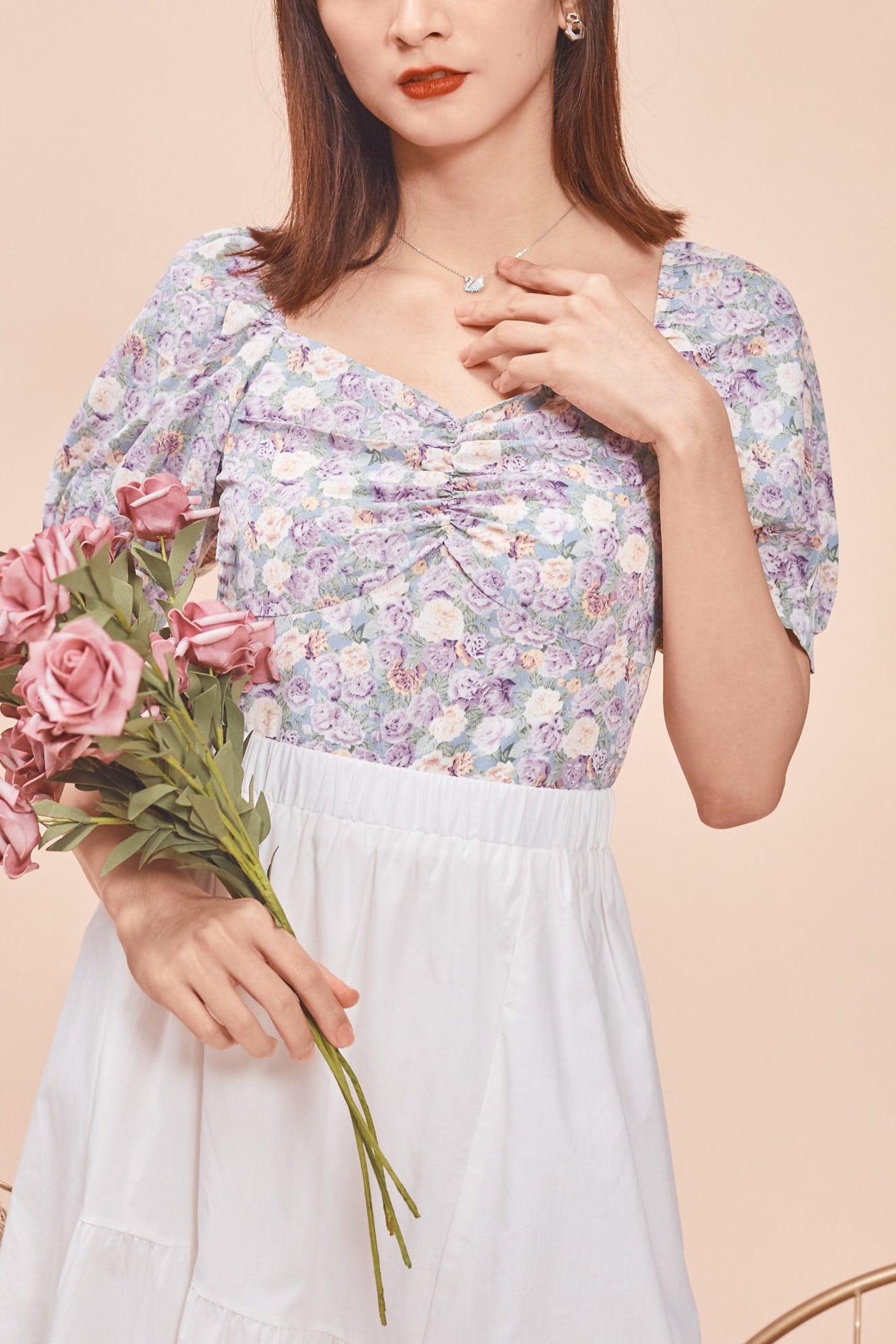 Allie Floral Top-Lavender (7295162810519)