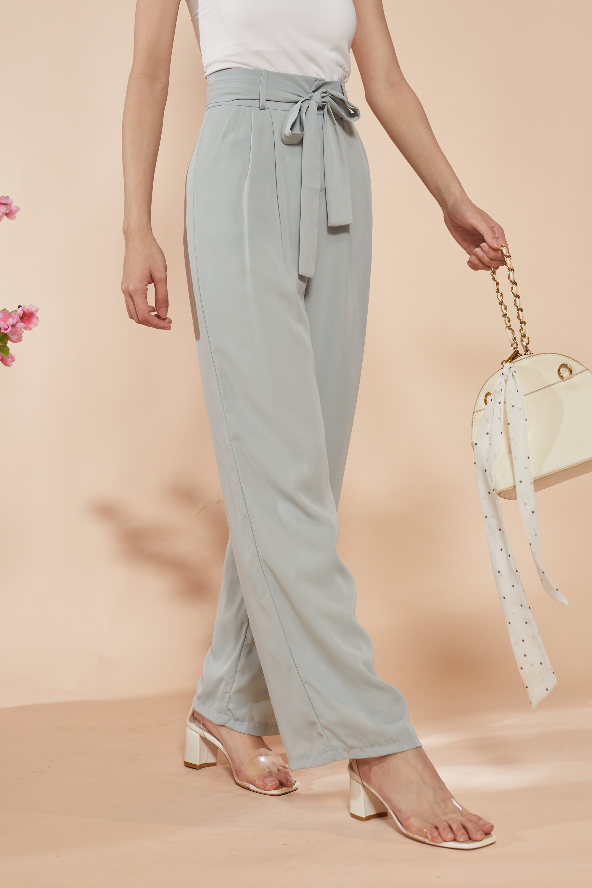 Moon Culotte Pants - Mint (7404172837015)