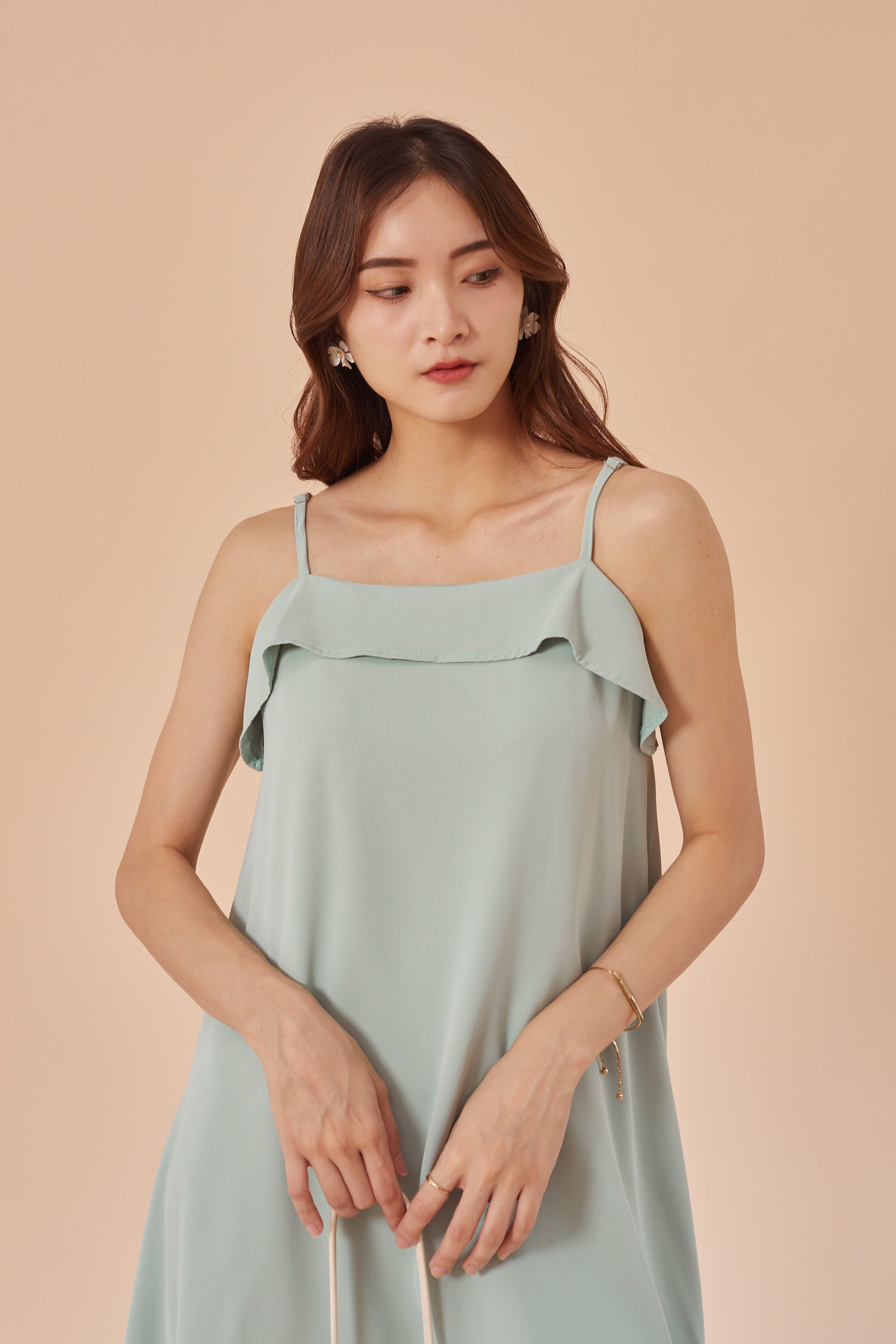 Skylar Sling Dress - Seafoam (7332092903575)