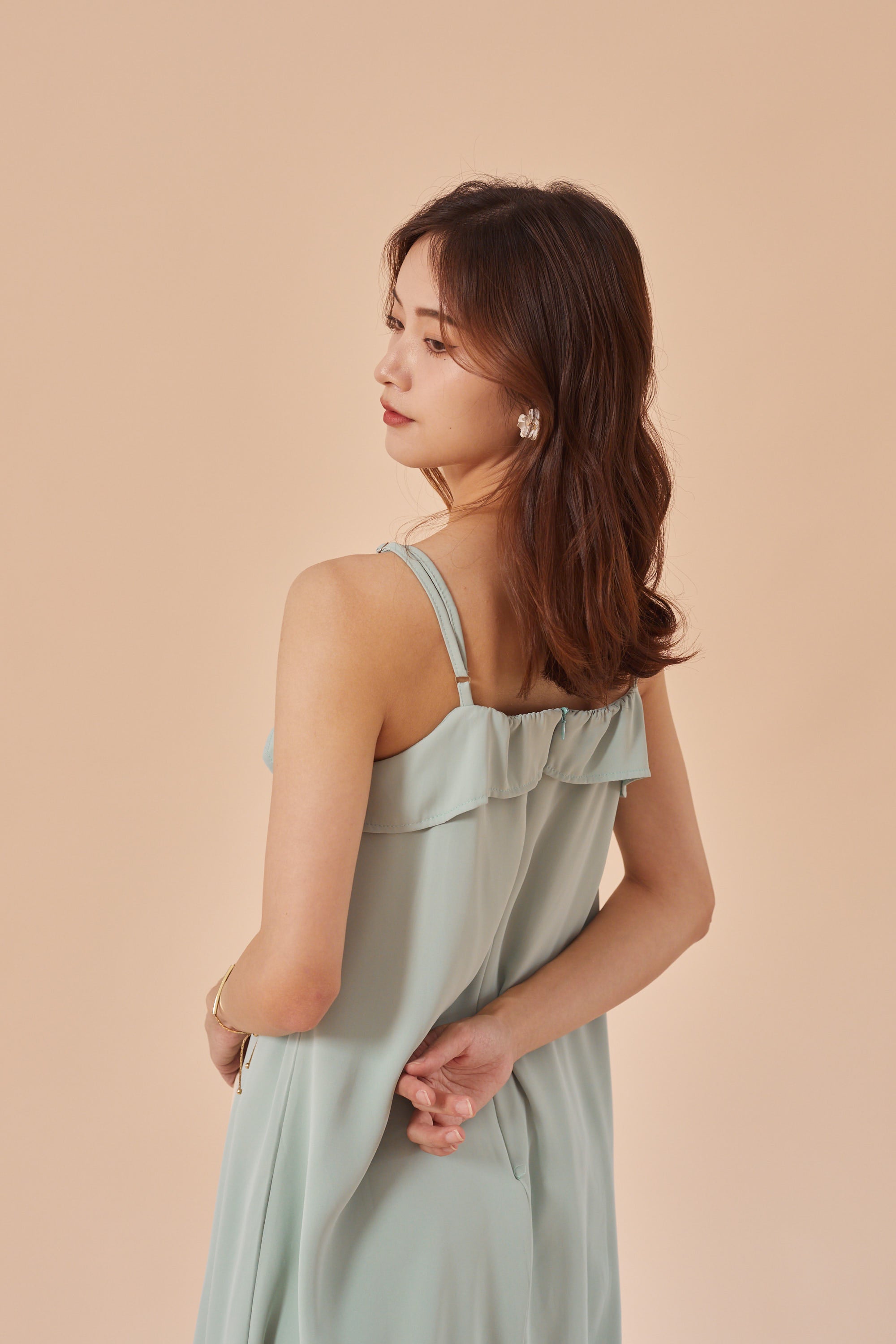 Skylar Sling Dress - Seafoam (7332092903575)