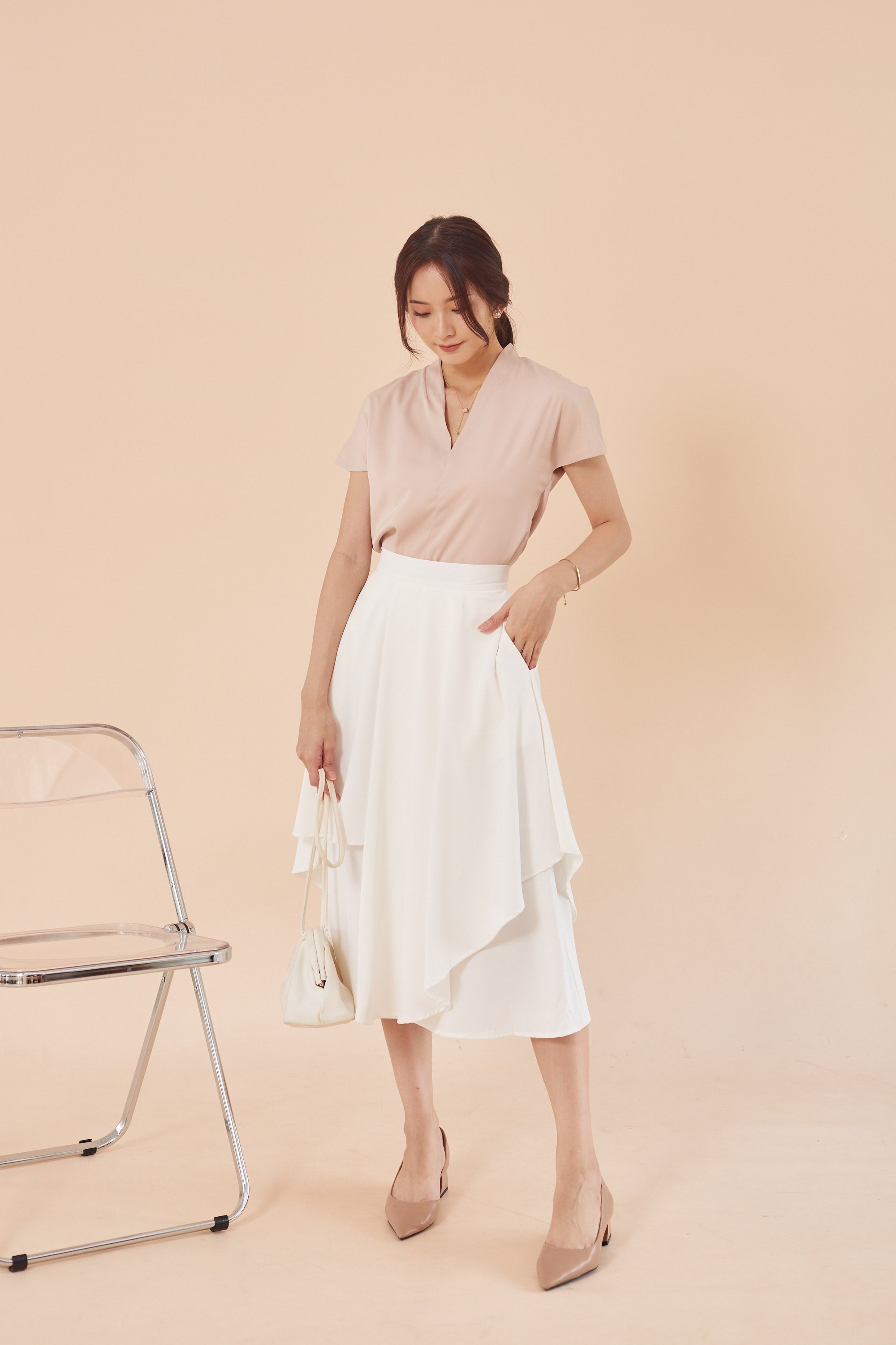 Yuna Skirt - White (7706796261527)