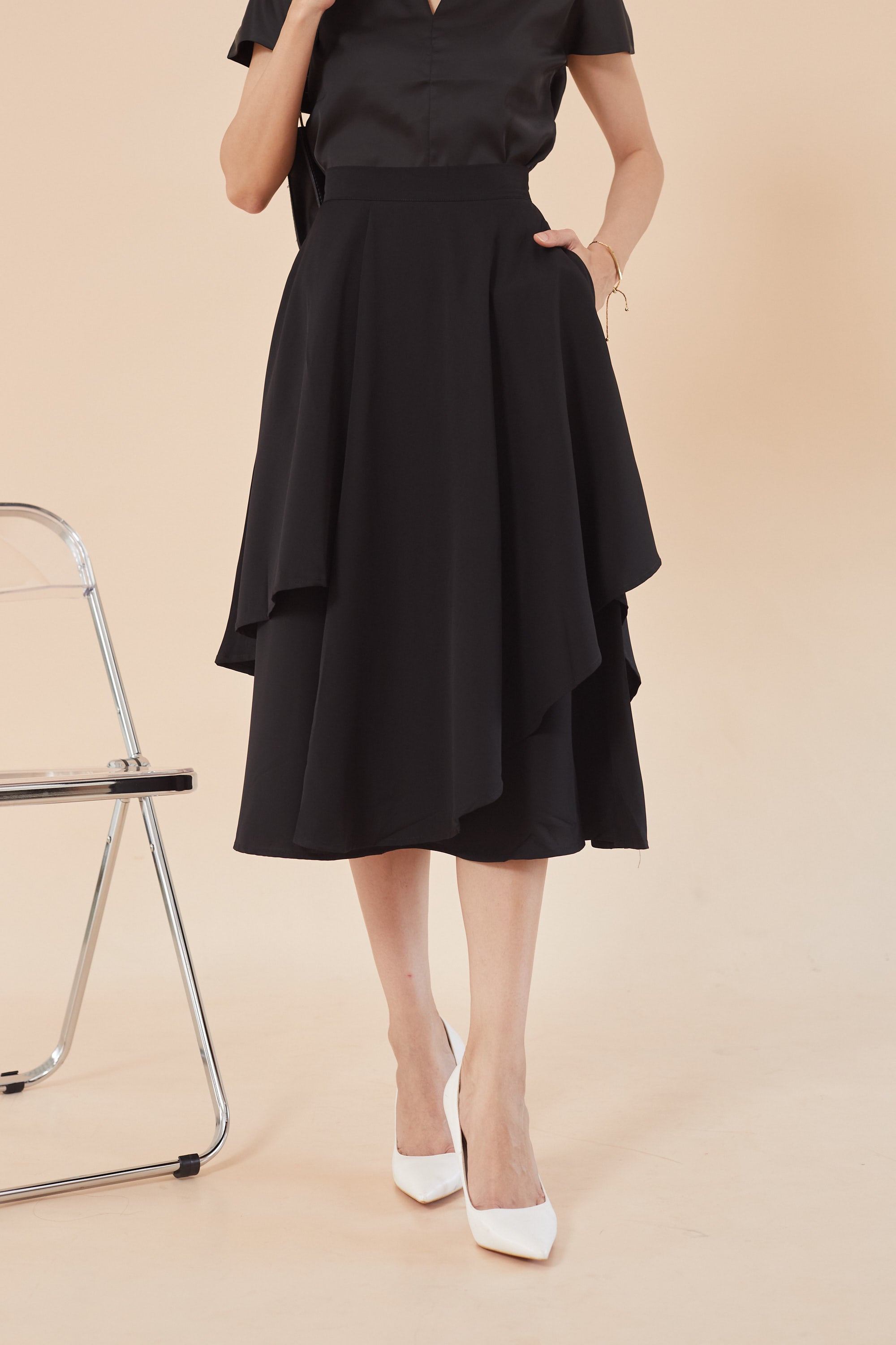 Yuna Skirt - Black (7706775322775)