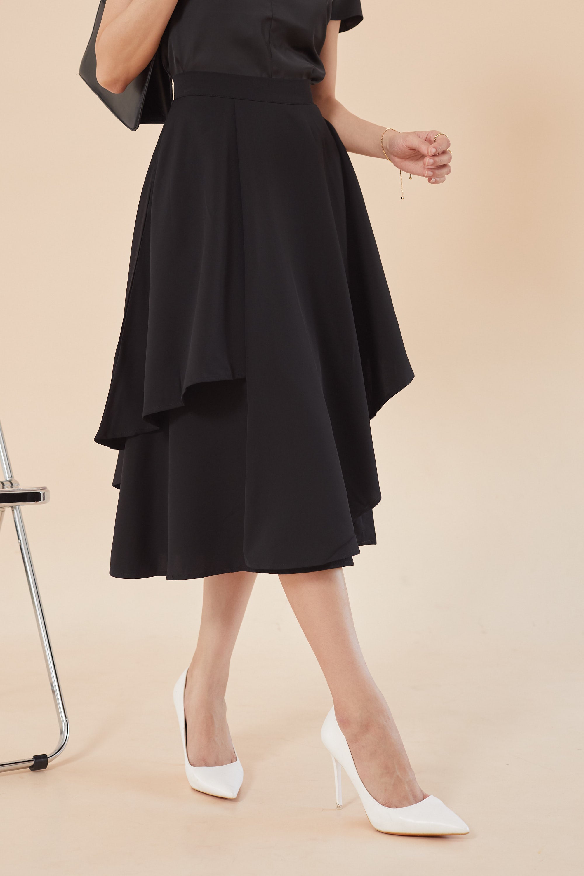 Yuna Skirt - Black (7706775322775)