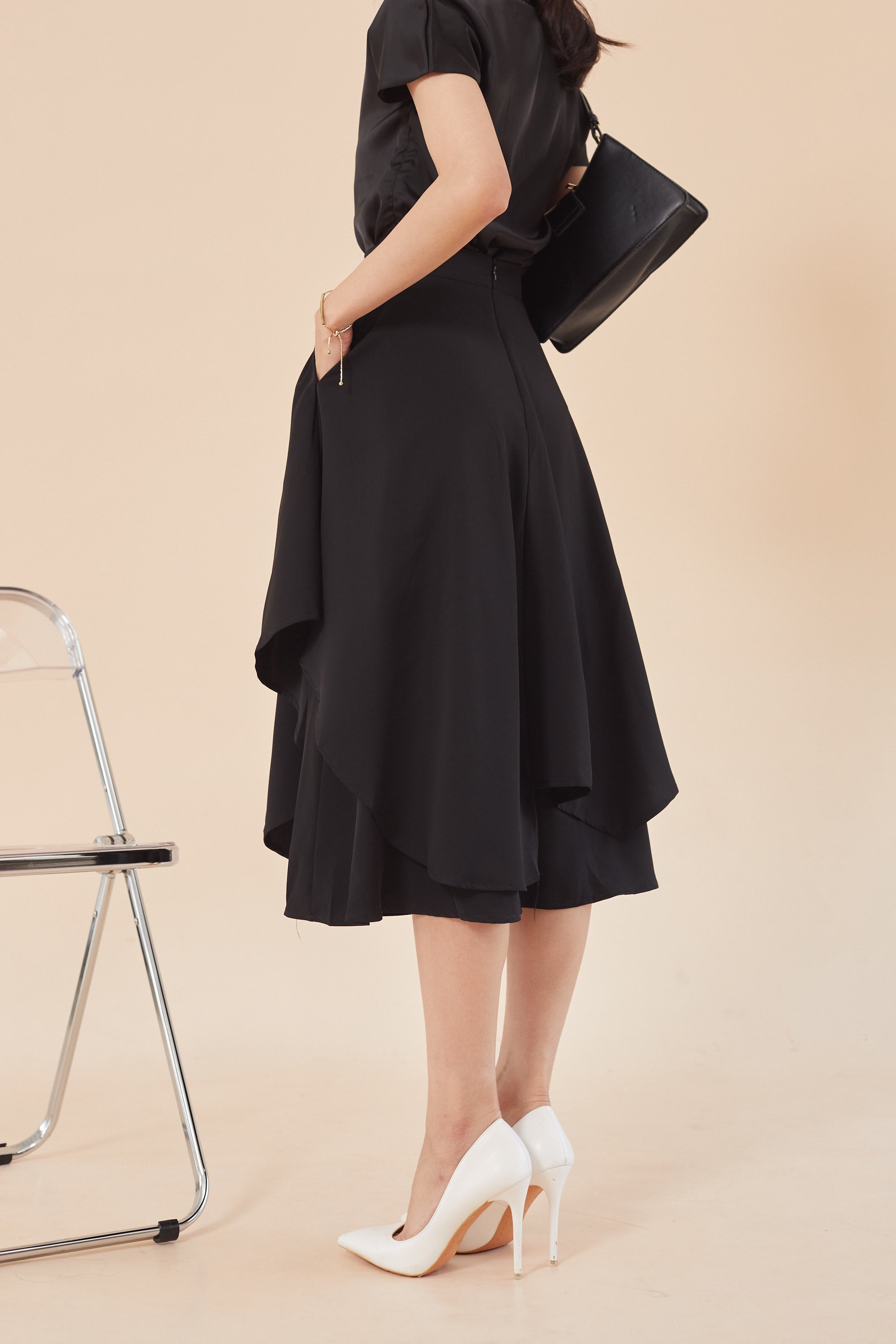 Yuna Skirt - Black (7706775322775)