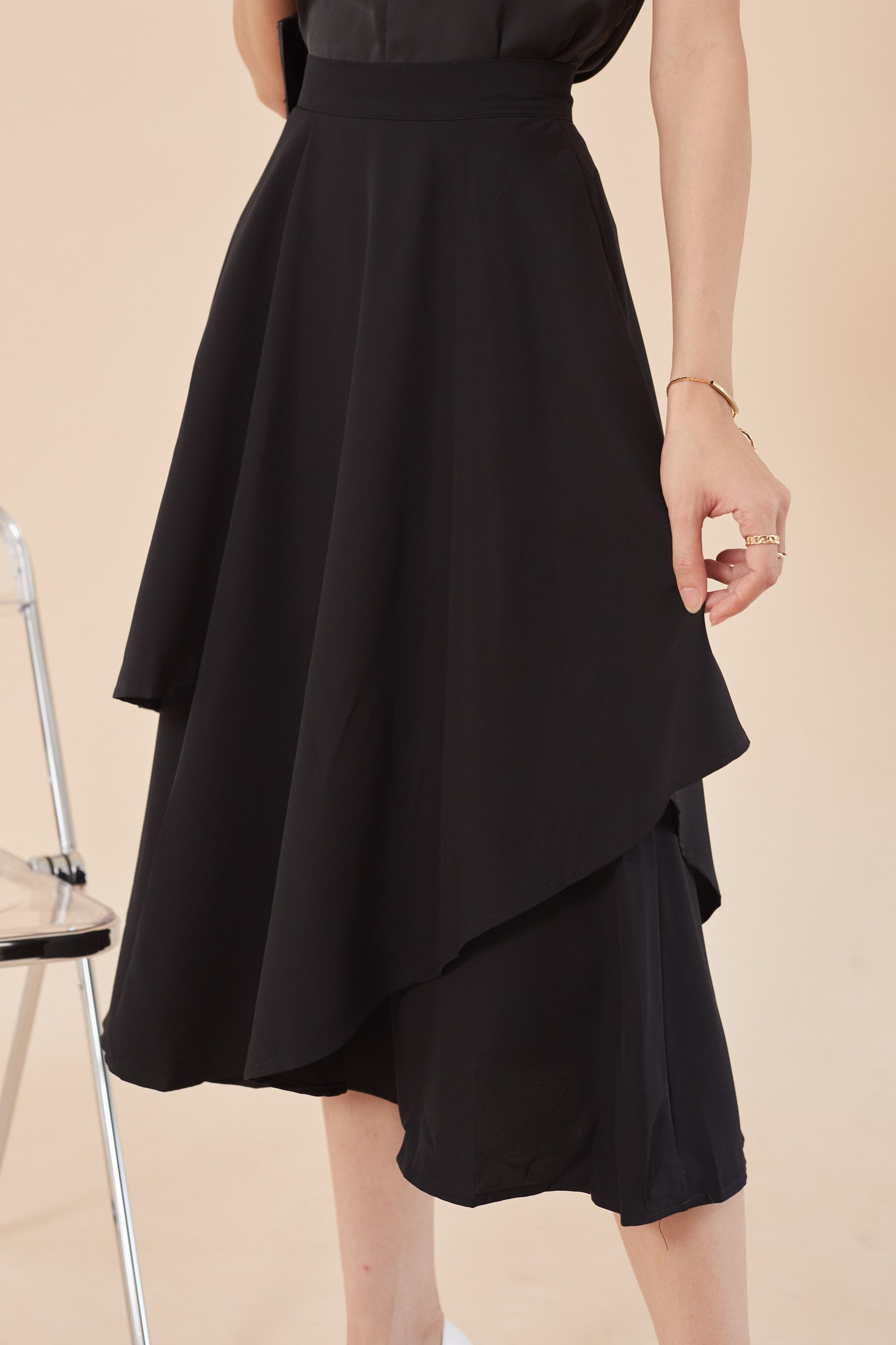 Yuna Skirt - Black (7706775322775)