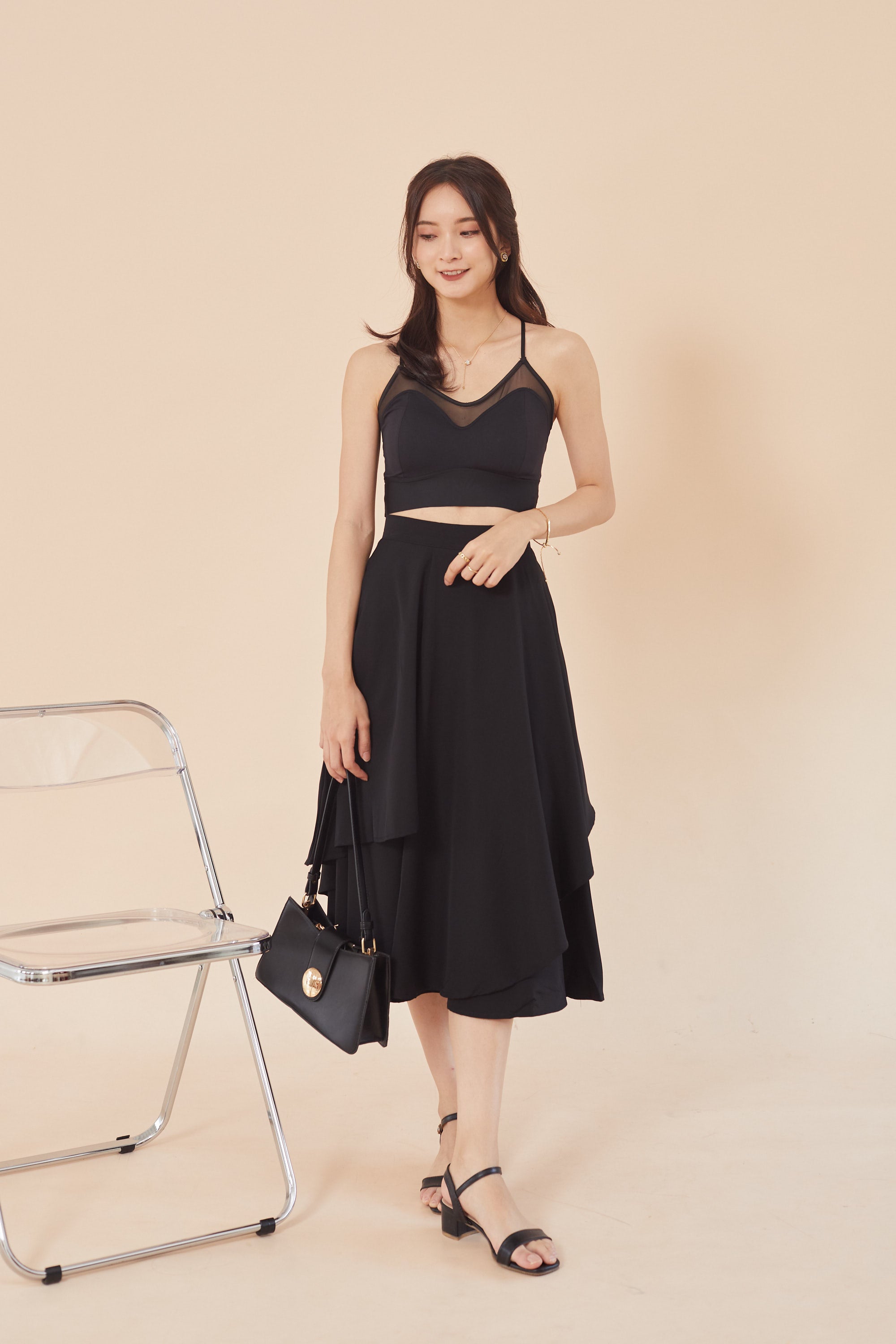 Yuna Skirt - Black (7706775322775)