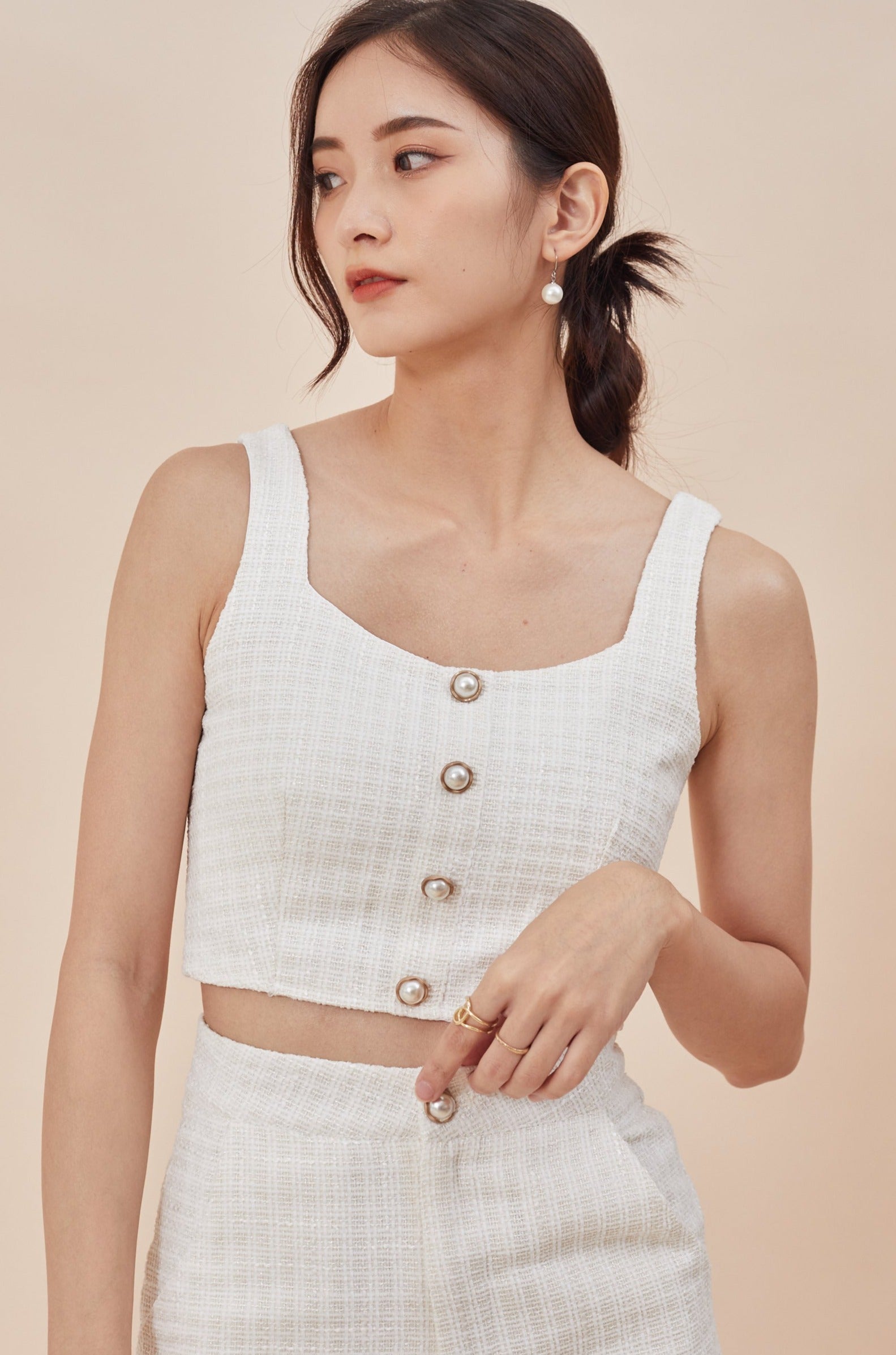 PREORDER Zana Top - Ivory White (7813384994967)