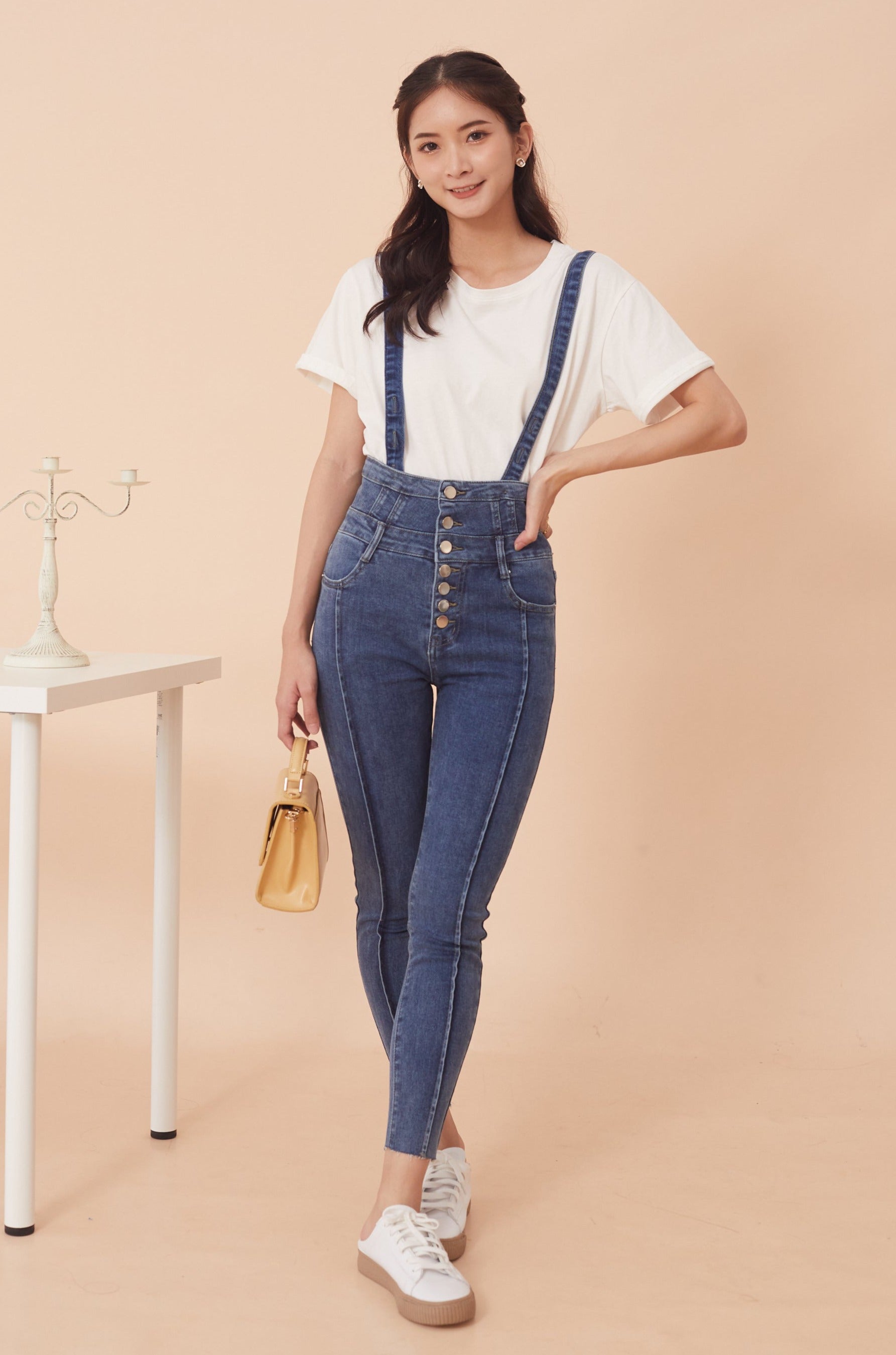 German Denim Dungaree Jeans