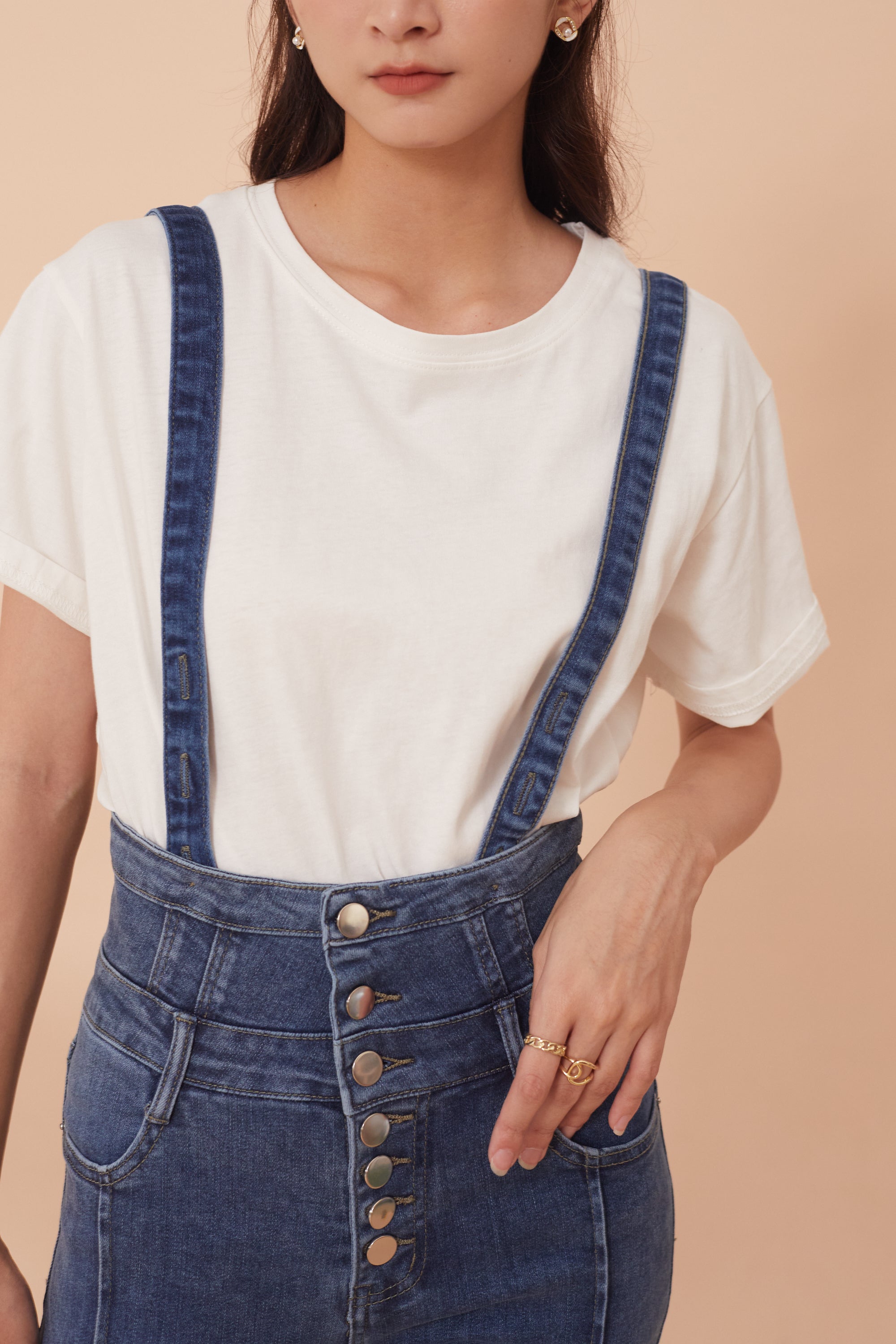 German Denim Dungaree Jeans