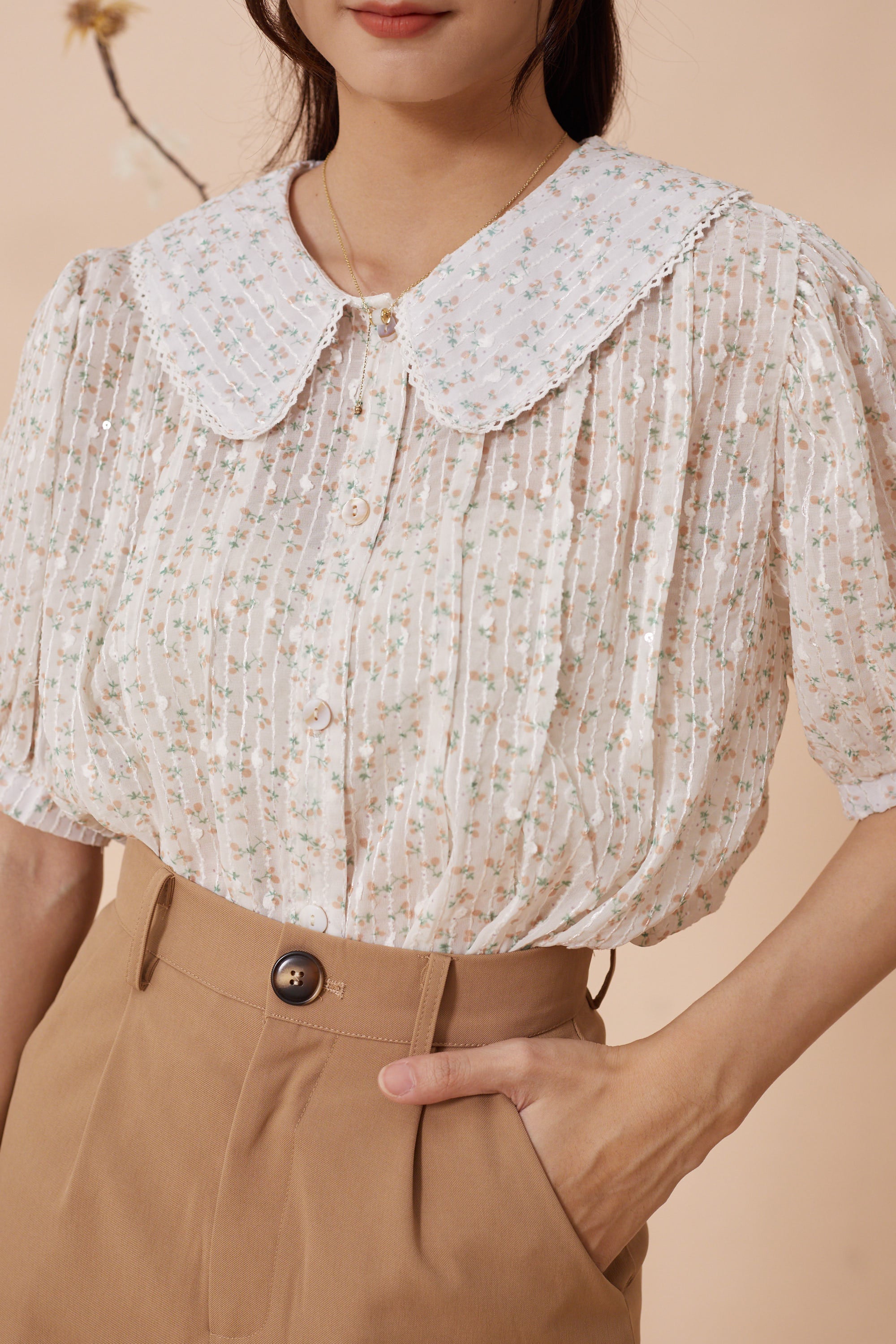Amber Top - Off White (7792341385367)