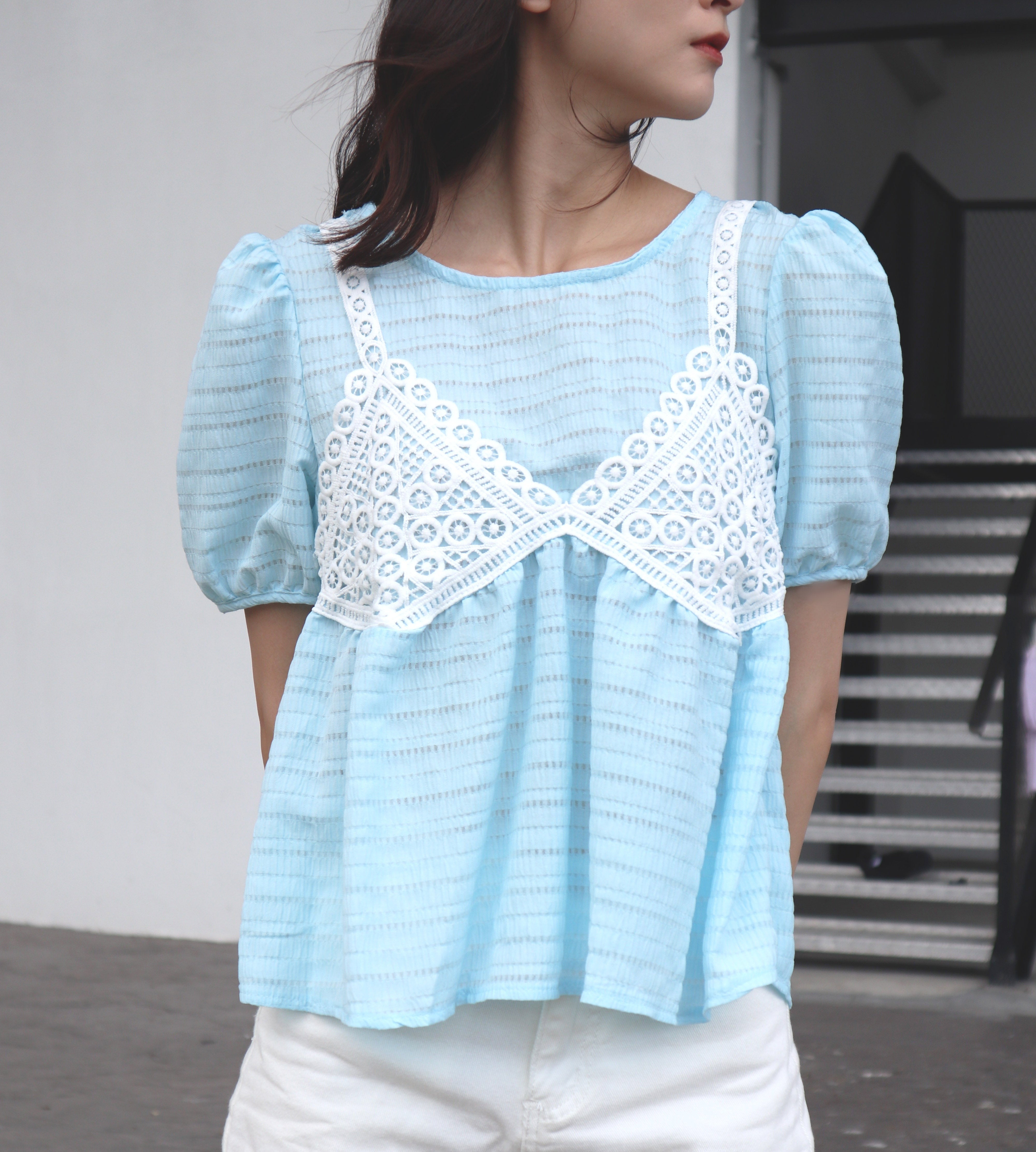 Jolene Top - Baby Blue (7727501115543)