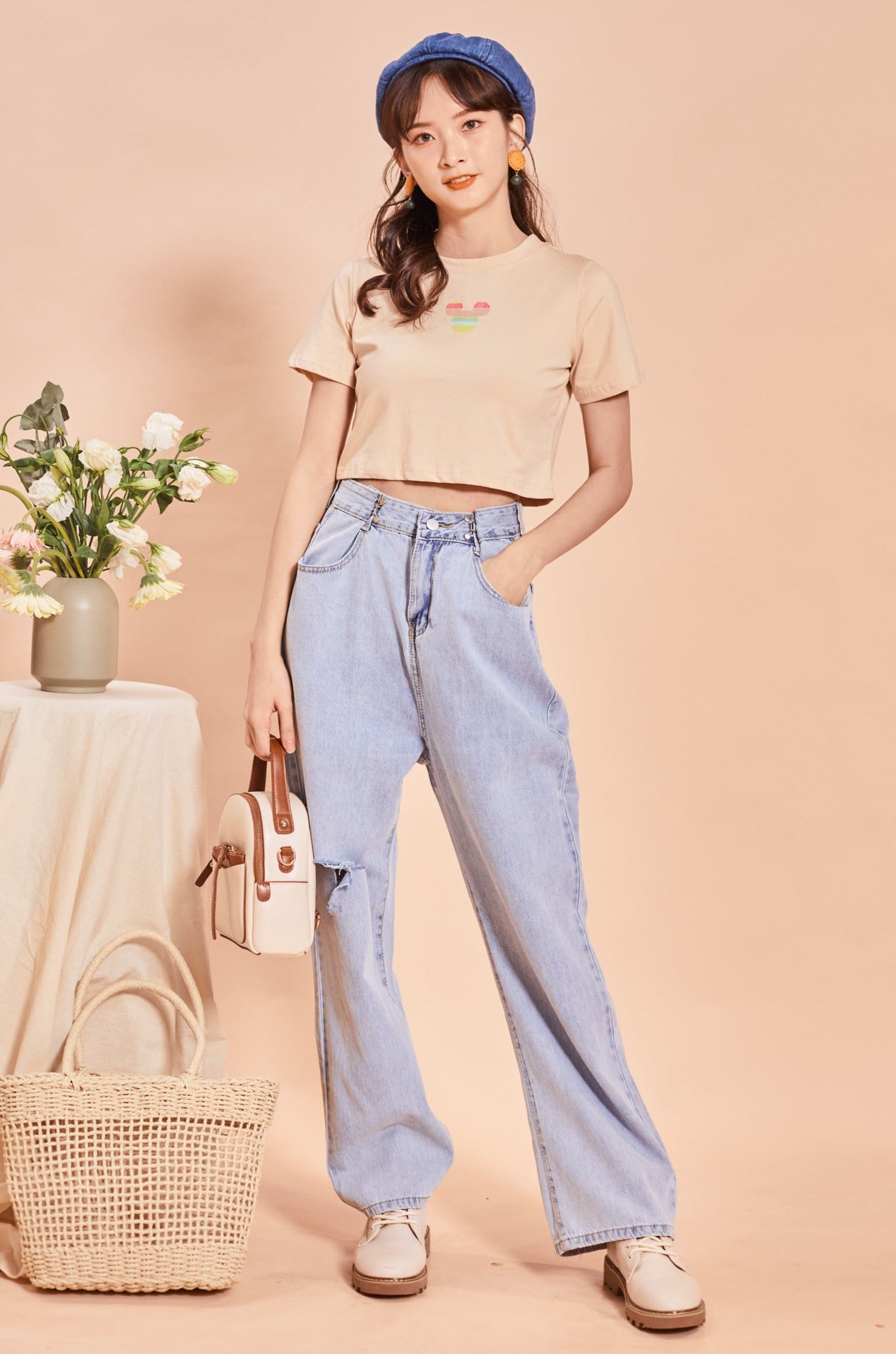 Zina Straight Cut Jeans-Light Blue (7726554284183)